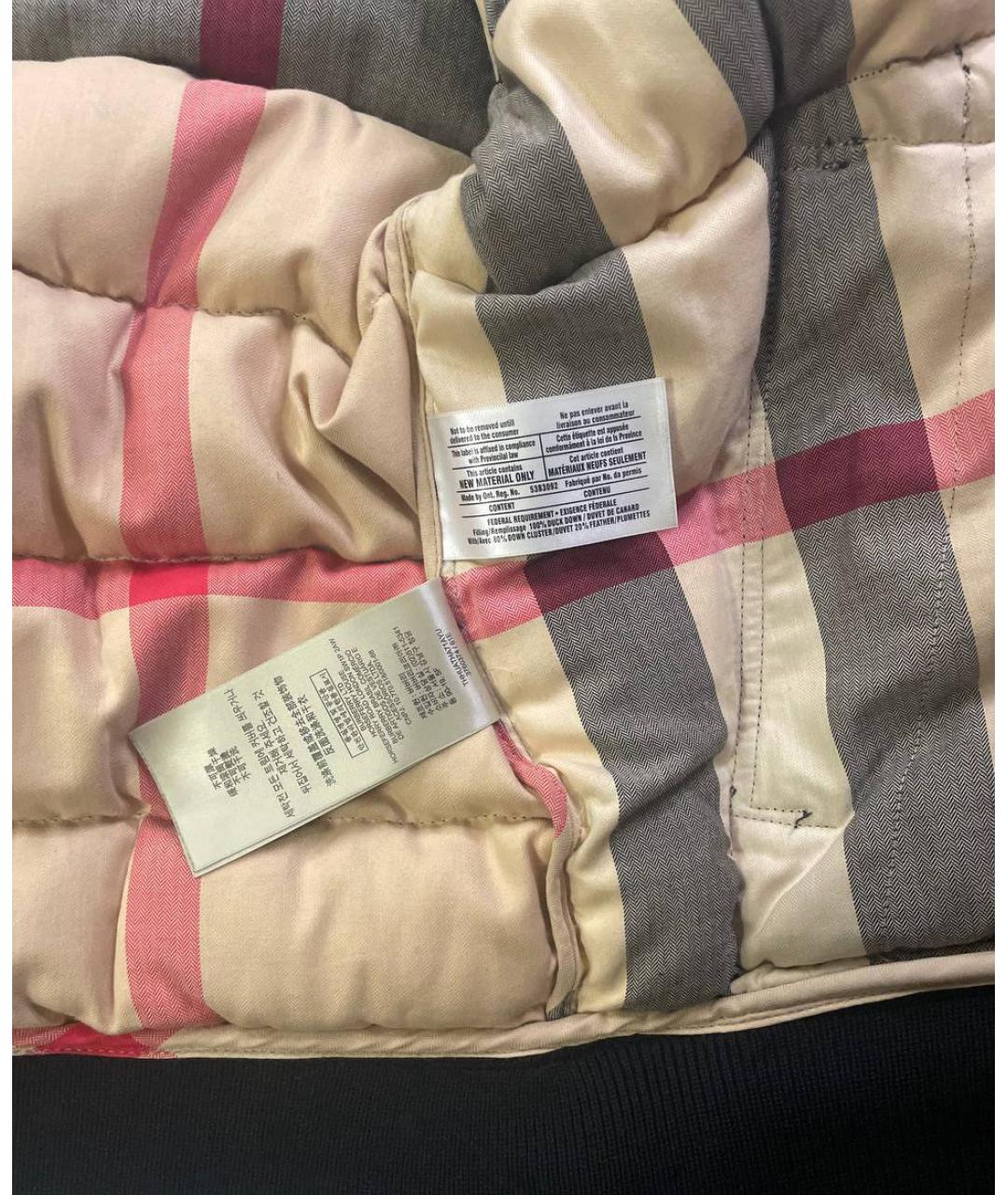 BURBERRY Черный пуховик, фото 6