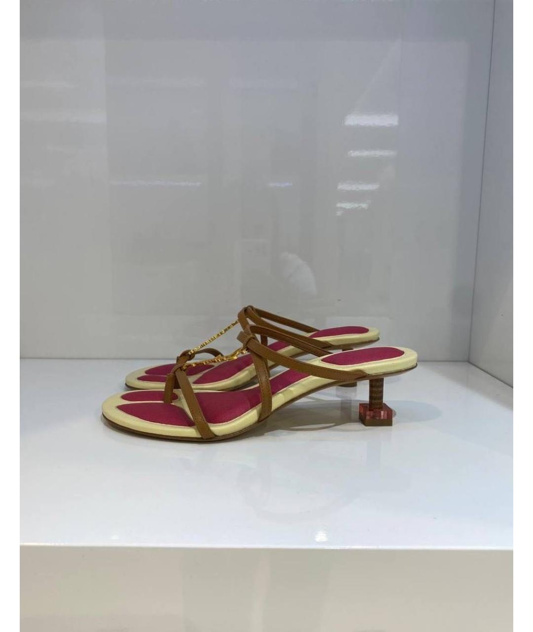 JACQUEMUS Мульти сабо, фото 2