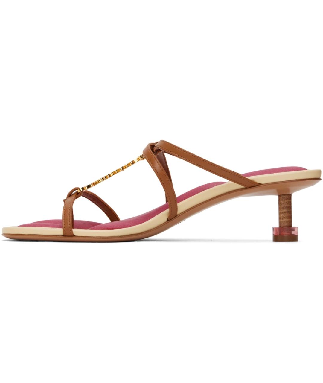 JACQUEMUS Мульти сабо, фото 5