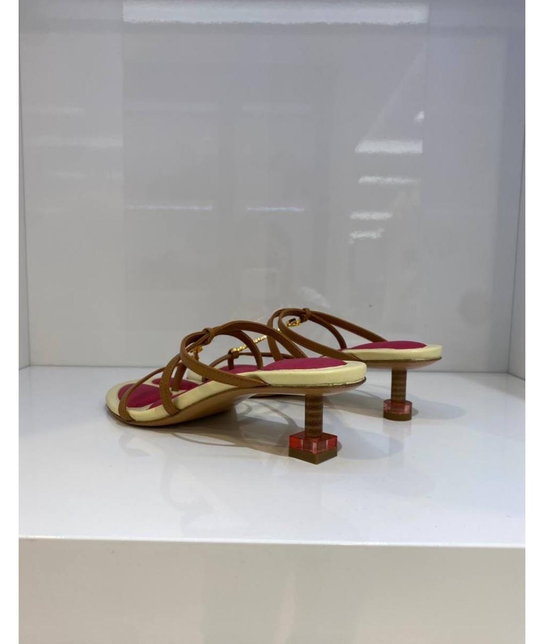 JACQUEMUS Мульти сабо, фото 4