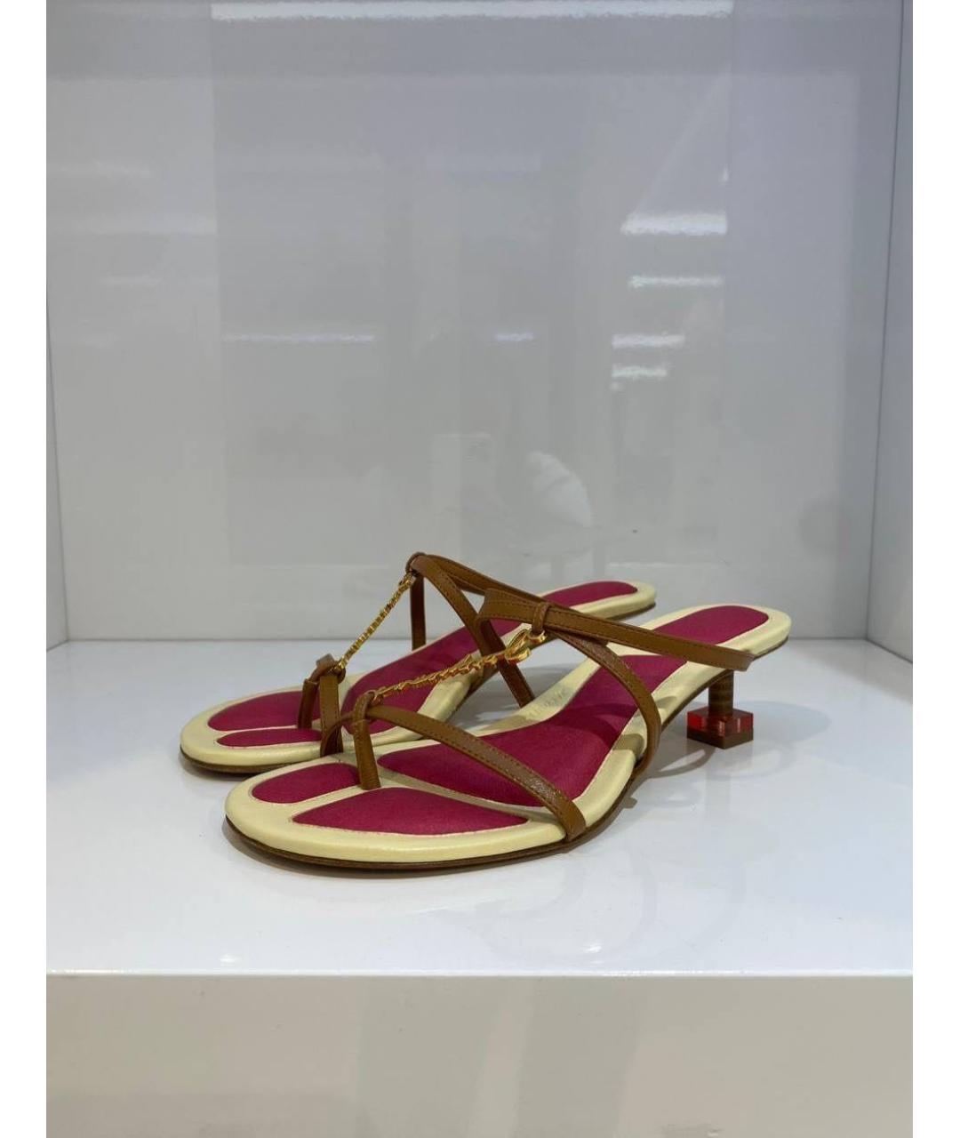 JACQUEMUS Мульти сабо, фото 3