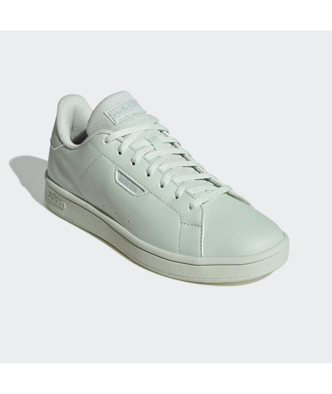 ADIDAS Зеленые кожаные кроссовки, фото 4