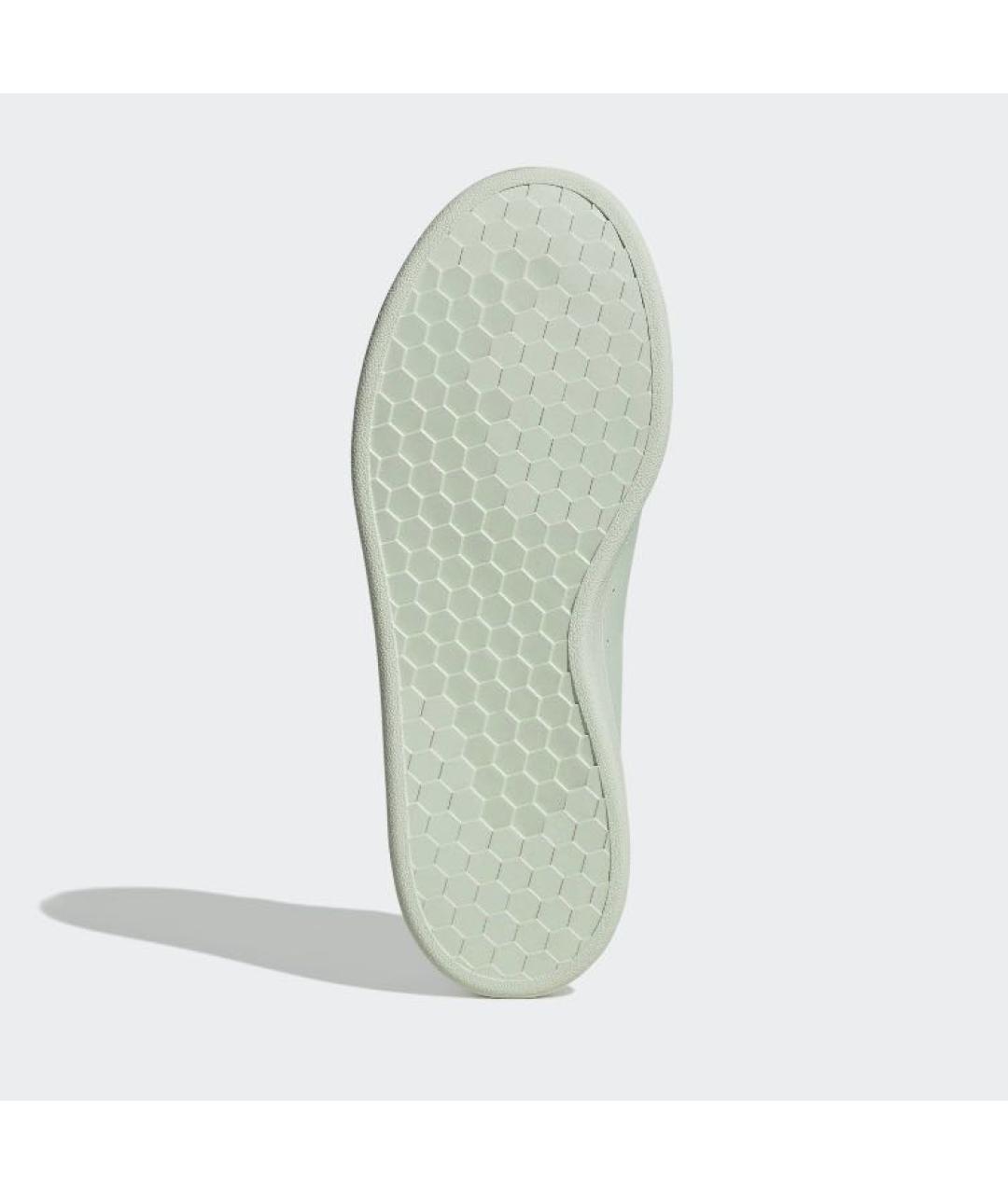 ADIDAS Зеленые кожаные кроссовки, фото 3