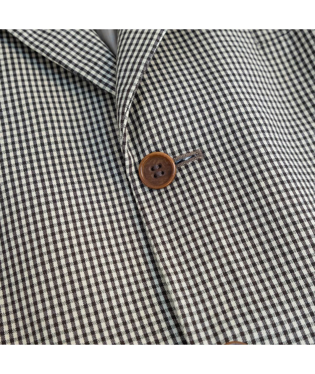 SAINT LAURENT Бежевый шерстяной пиджак, фото 4