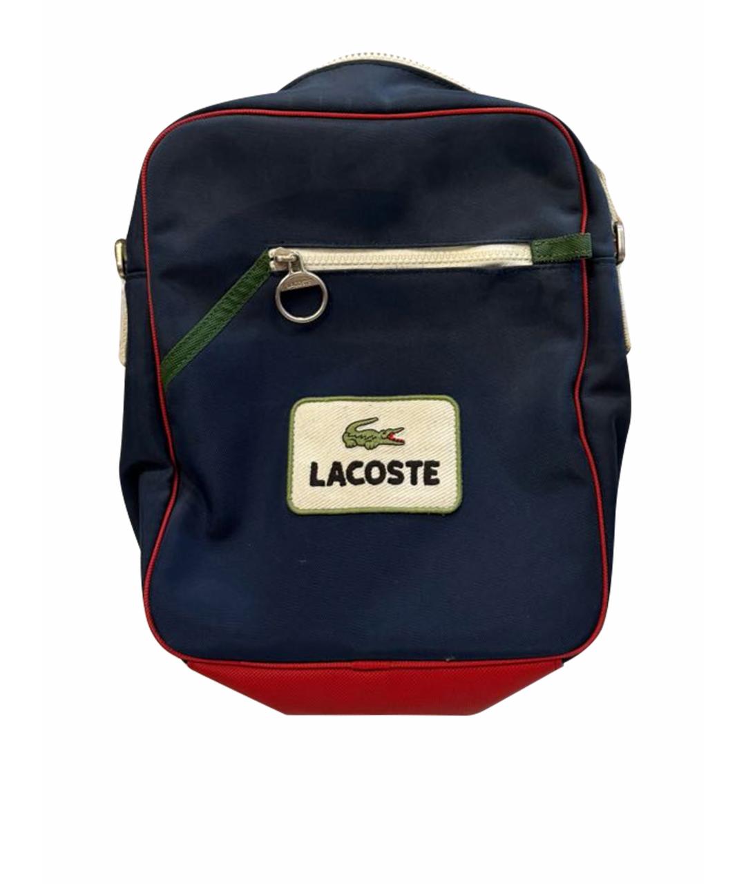 LACOSTE Синяя сумка через плечо, фото 1