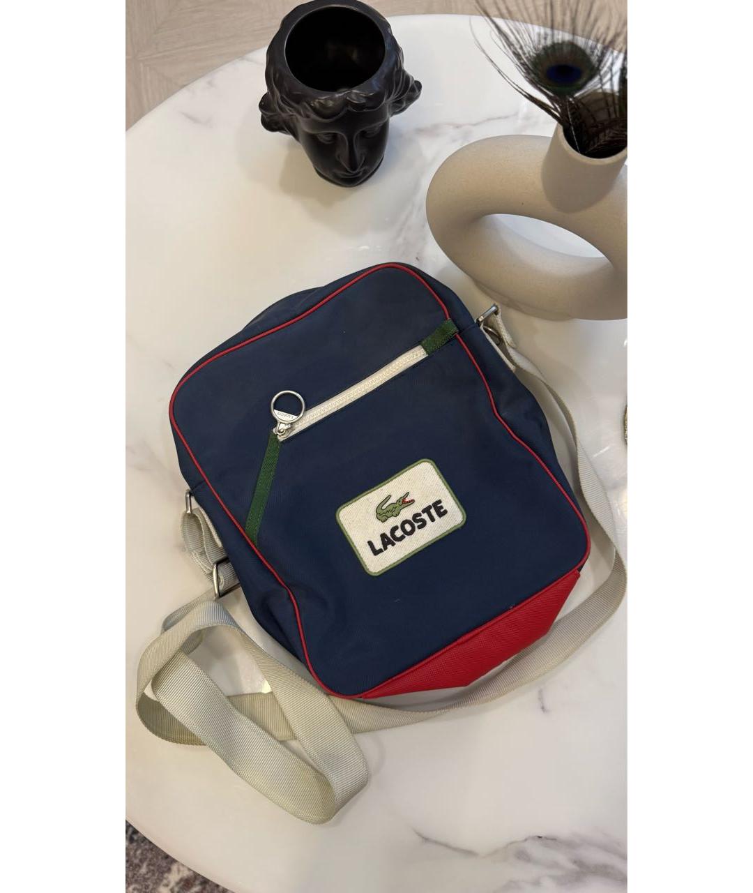 LACOSTE Синяя сумка через плечо, фото 2