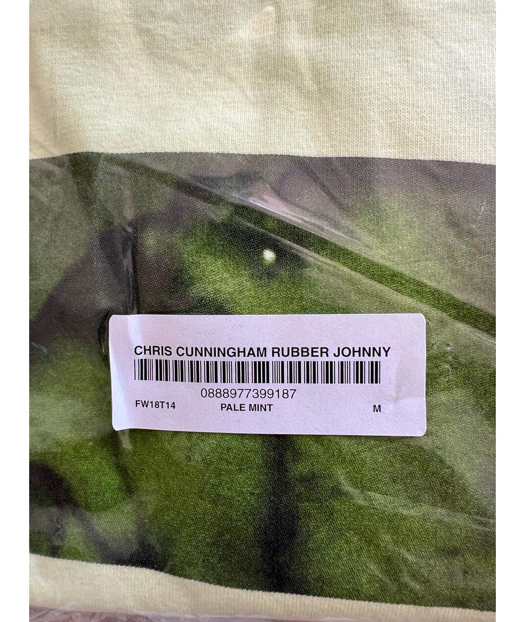 SUPREME Салатовая хлопковая футболка, фото 5