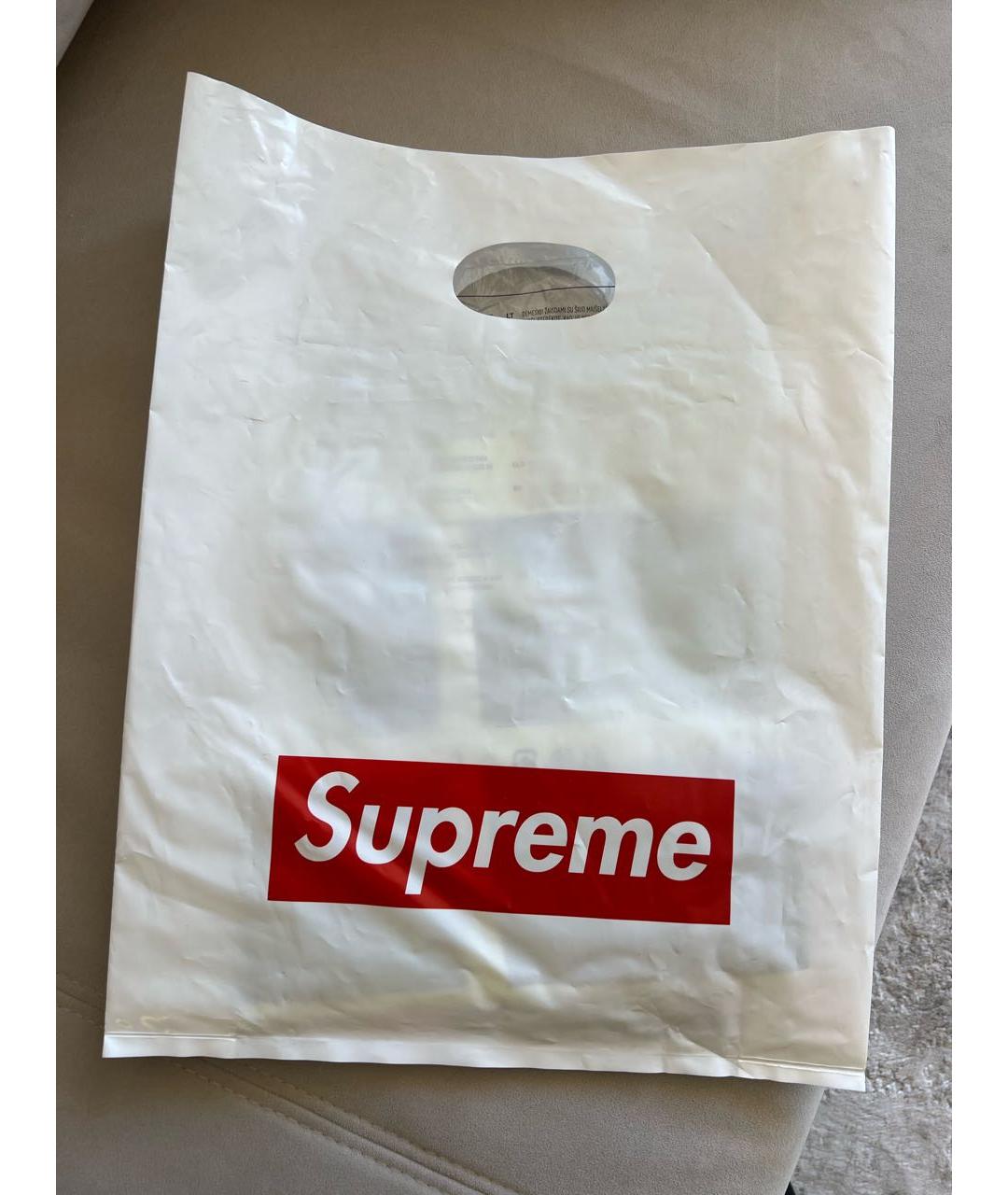 SUPREME Салатовая хлопковая футболка, фото 6