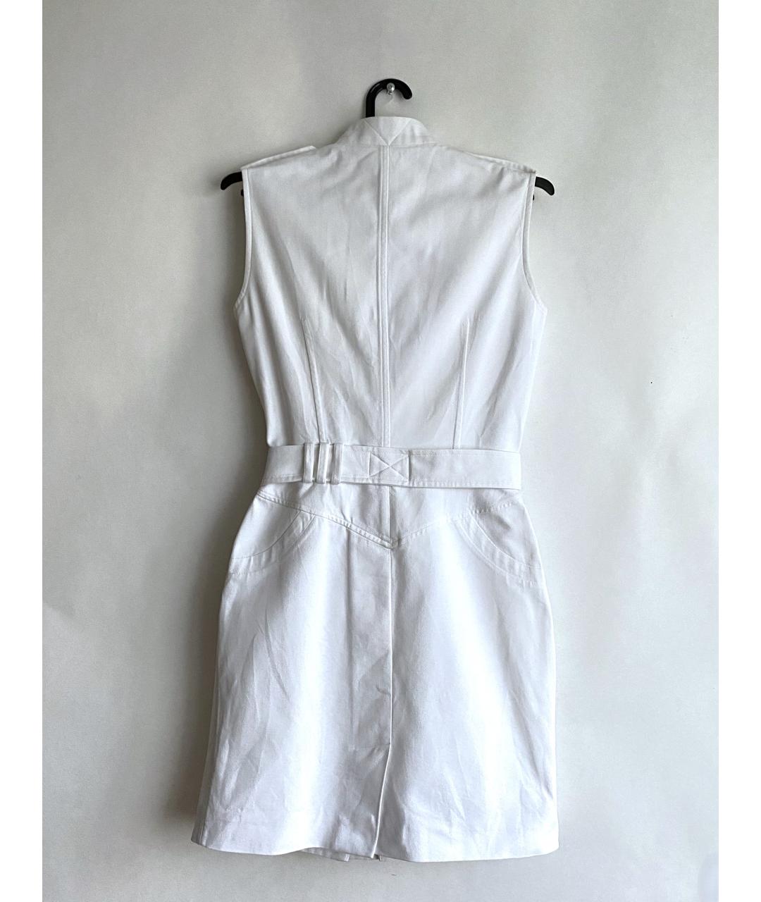 GIVENCHY Белое хлопковое повседневное платье, фото 2