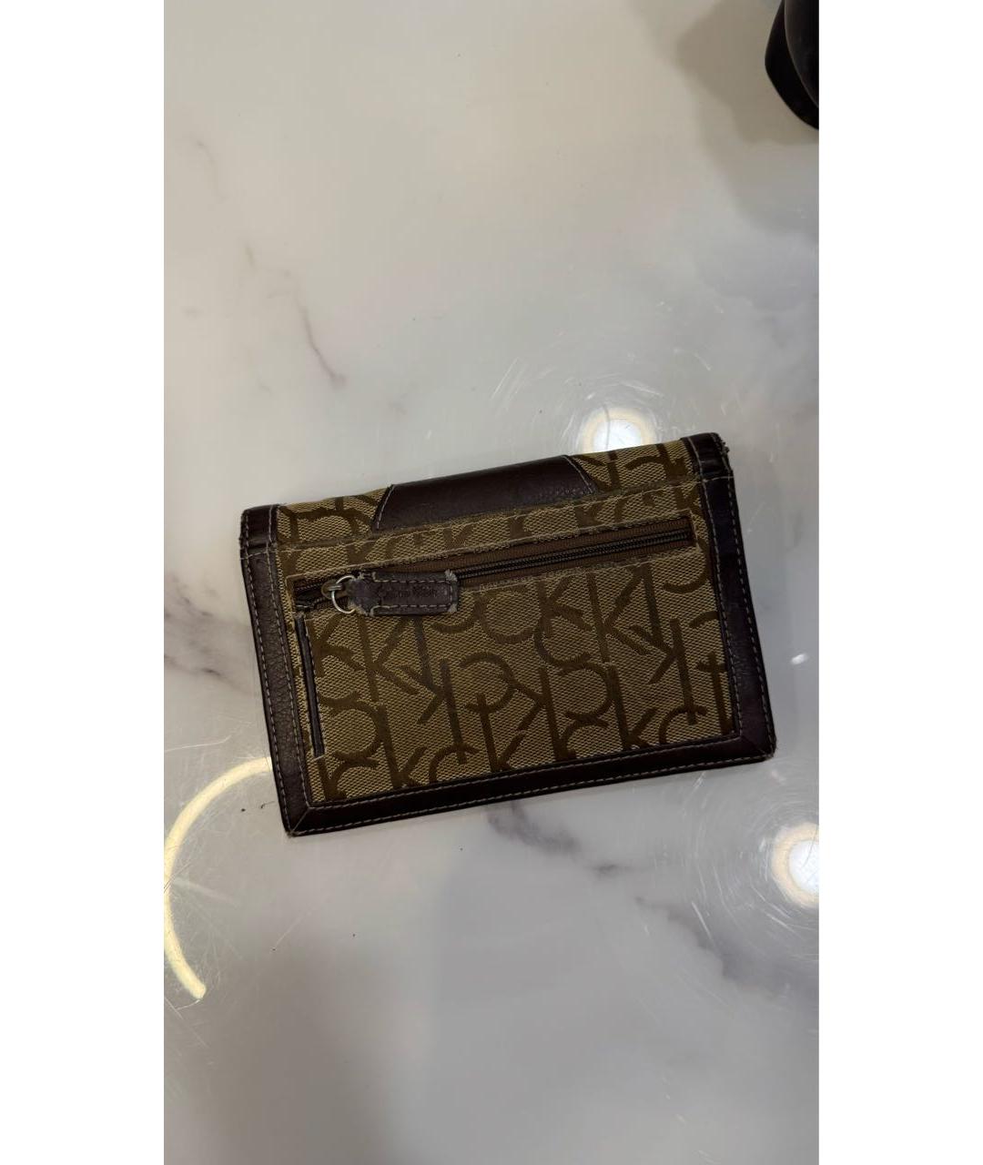 CALVIN KLEIN Бежевый кошелек, фото 3