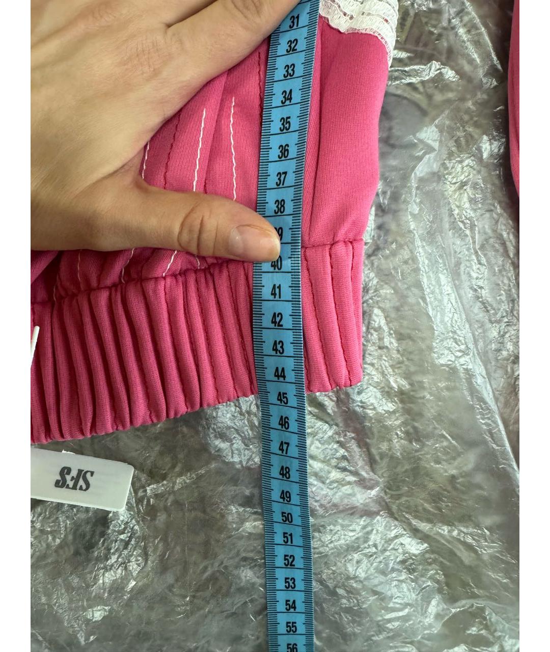 VALENTINO Розовый хлопковый кардиган, фото 6