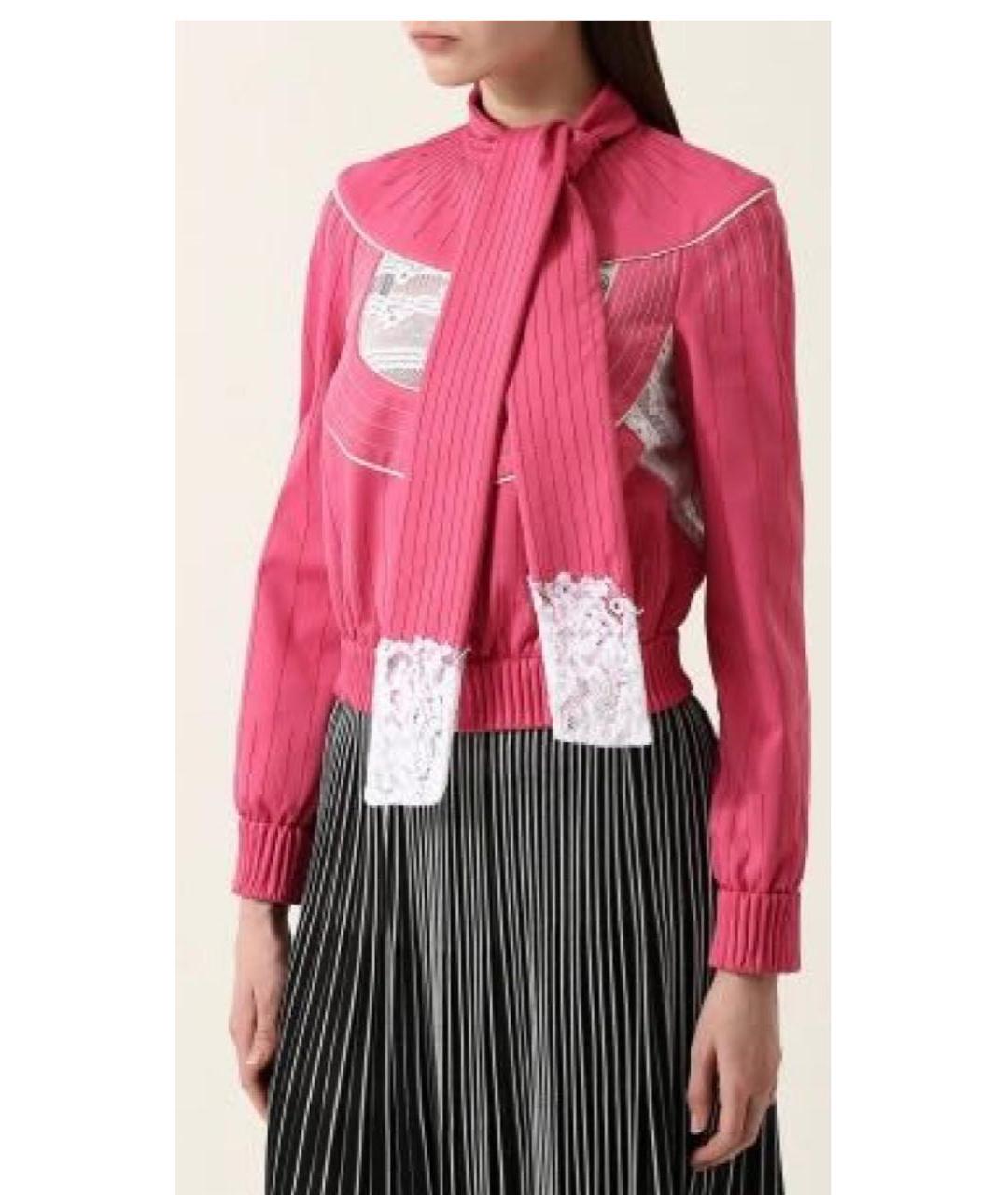 VALENTINO Розовый хлопковый кардиган, фото 8