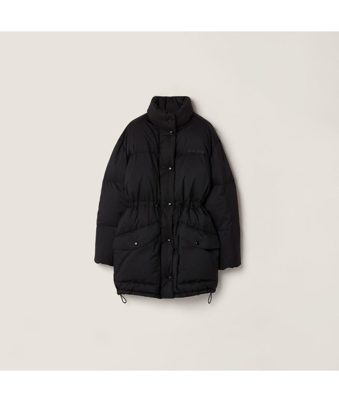 MIU MIU Черный пуховик, фото 4