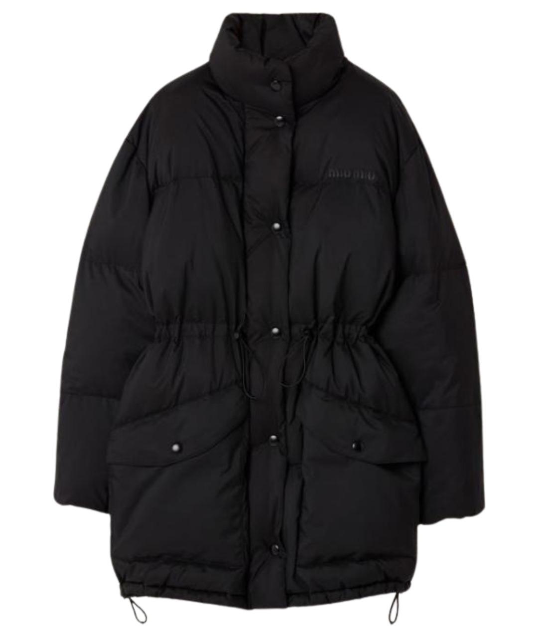 MIU MIU Черный пуховик, фото 1