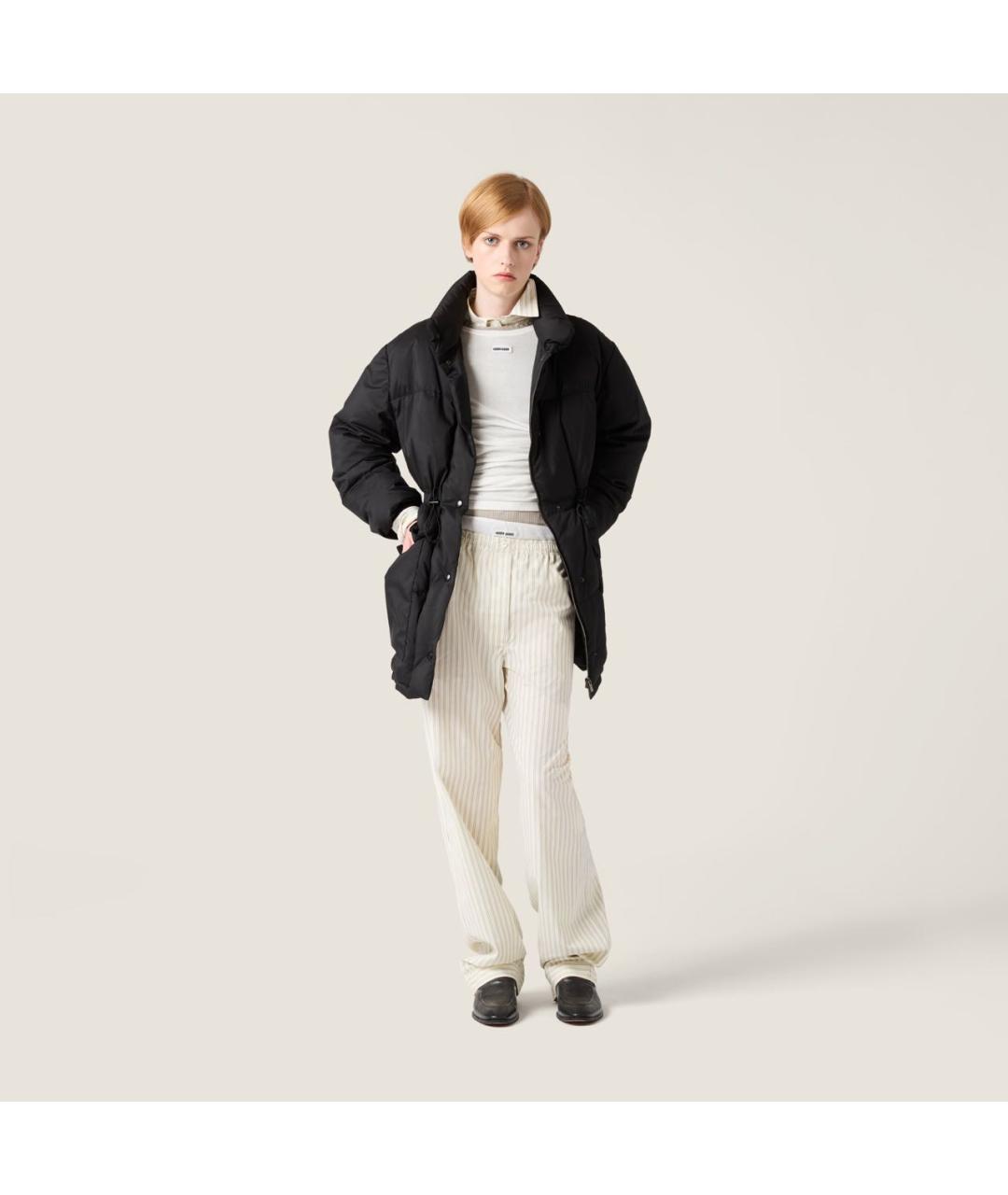 MIU MIU Черный пуховик, фото 2