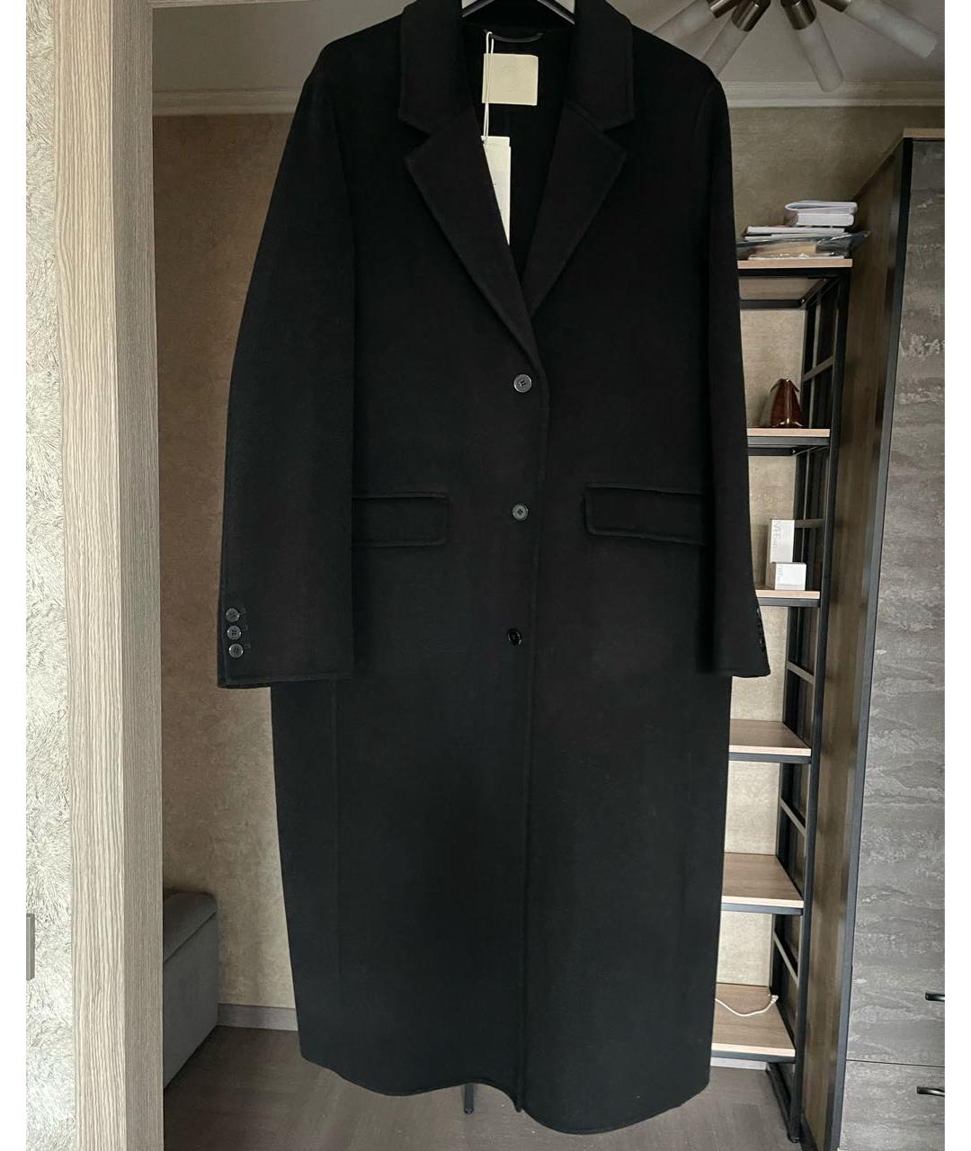 12 STOREEZ Черное шерстяное пальто, фото 5
