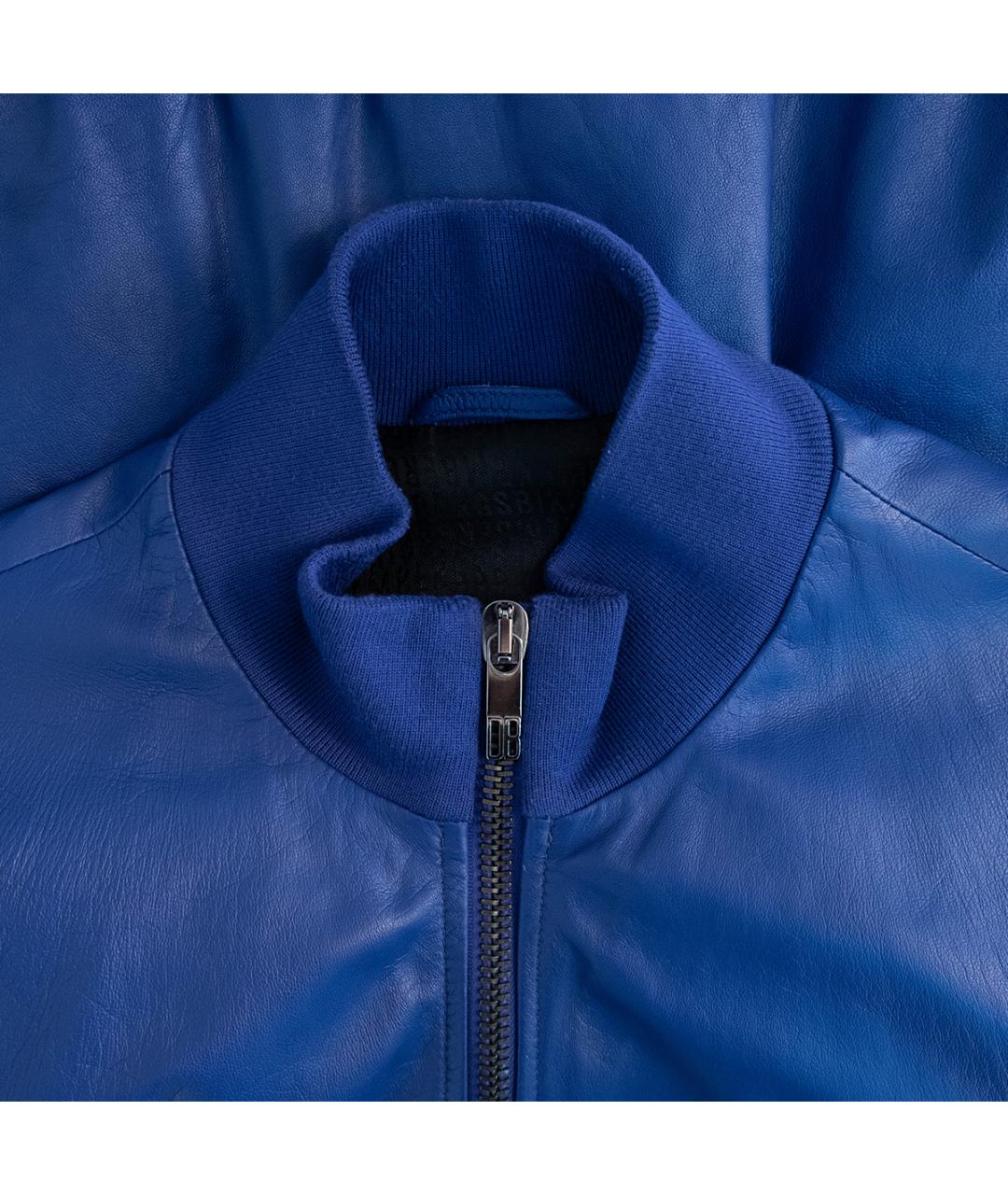 BIKKEMBERGS Фиолетовая кожаная куртка, фото 3