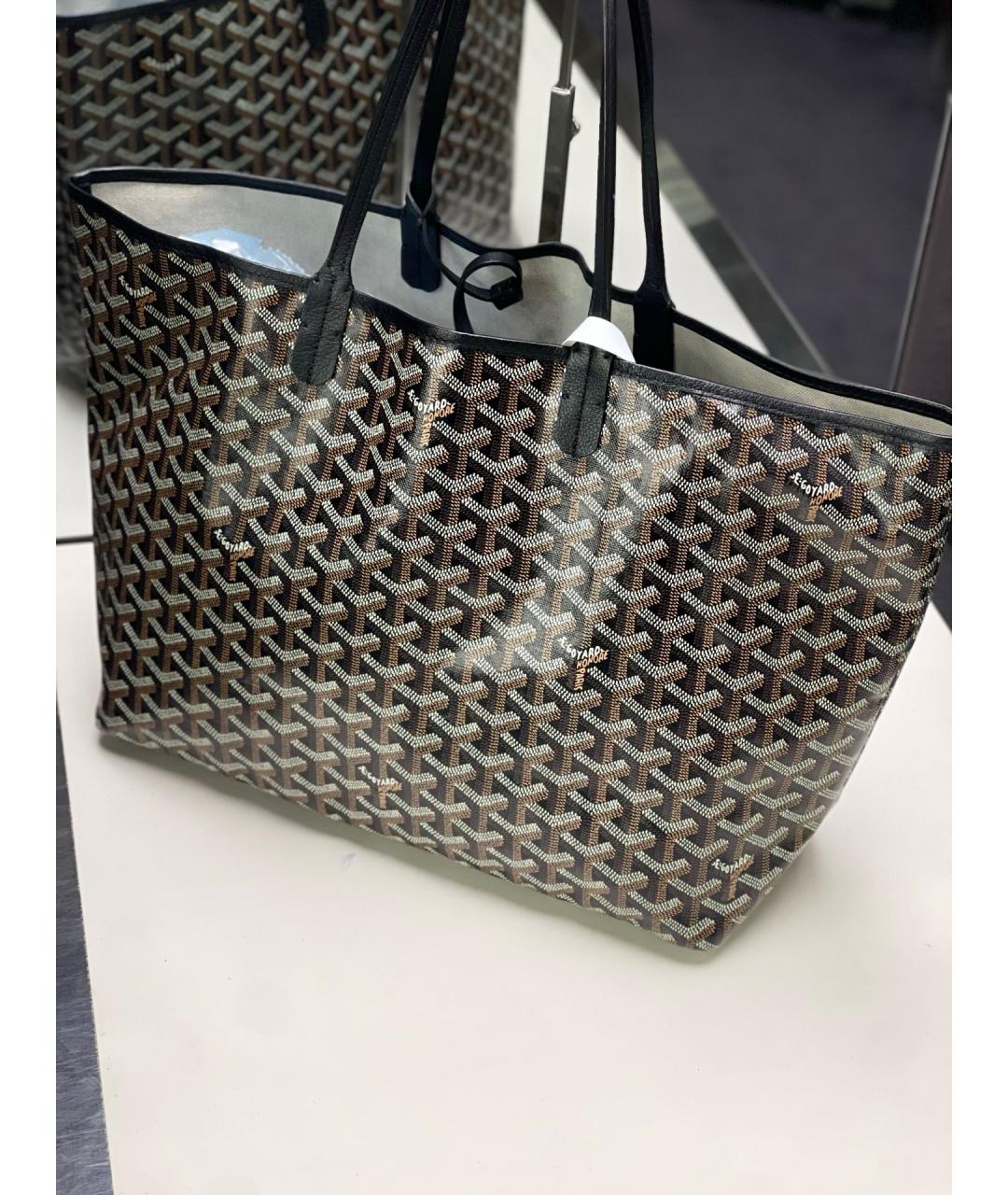 GOYARD Черная сумка через плечо, фото 3