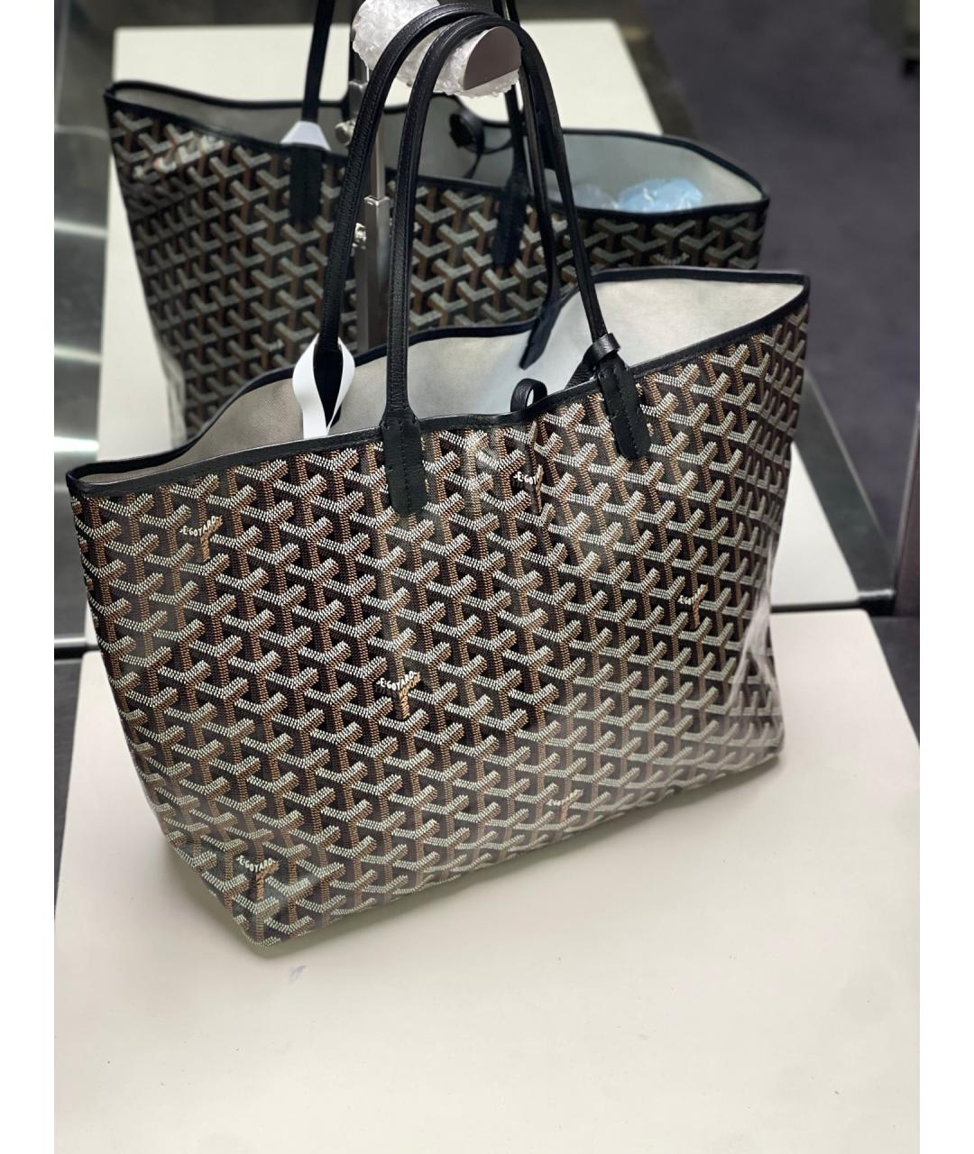 GOYARD Черная сумка через плечо, фото 7