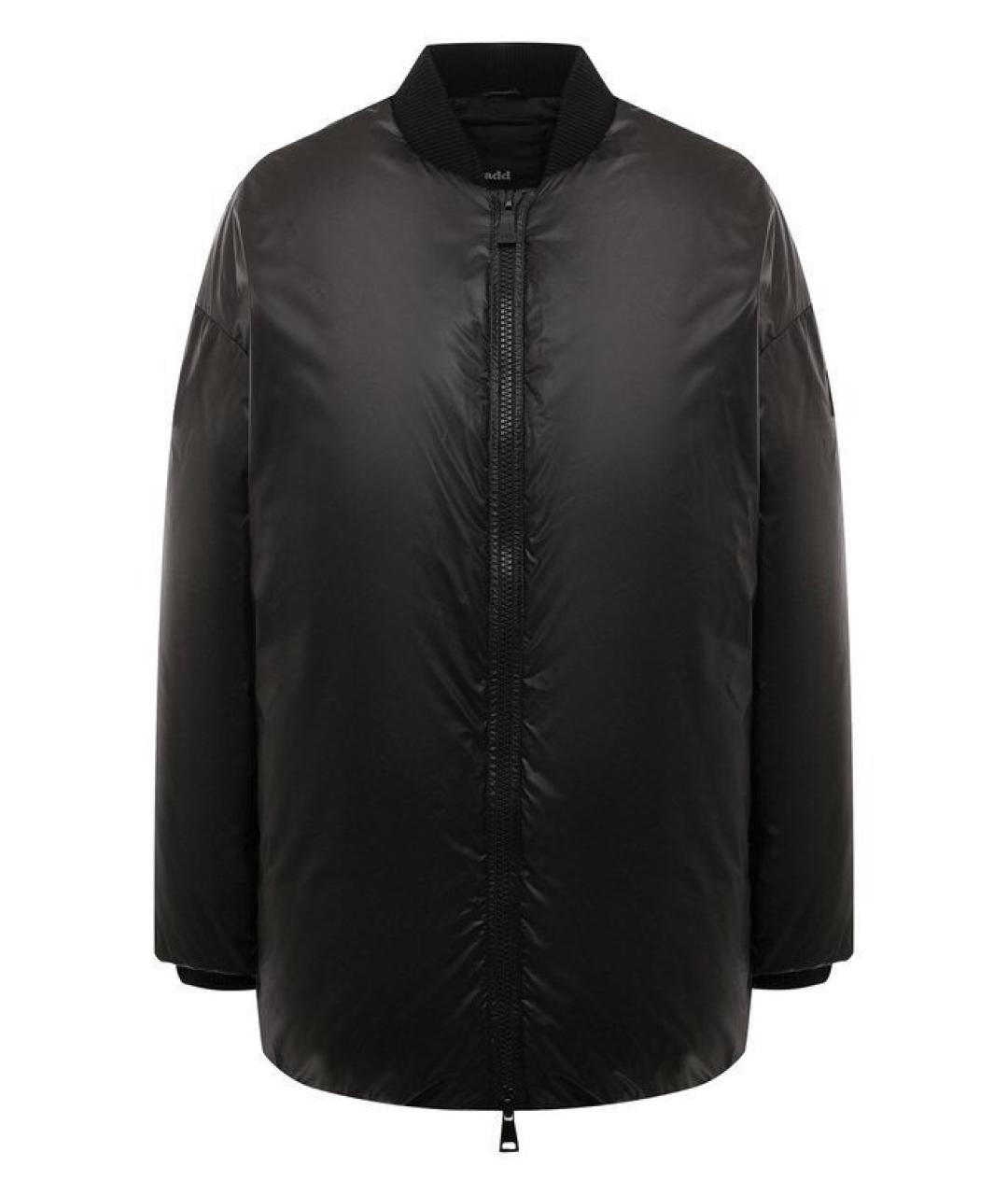 ADD Черный полиэстеровый пуховик, фото 1