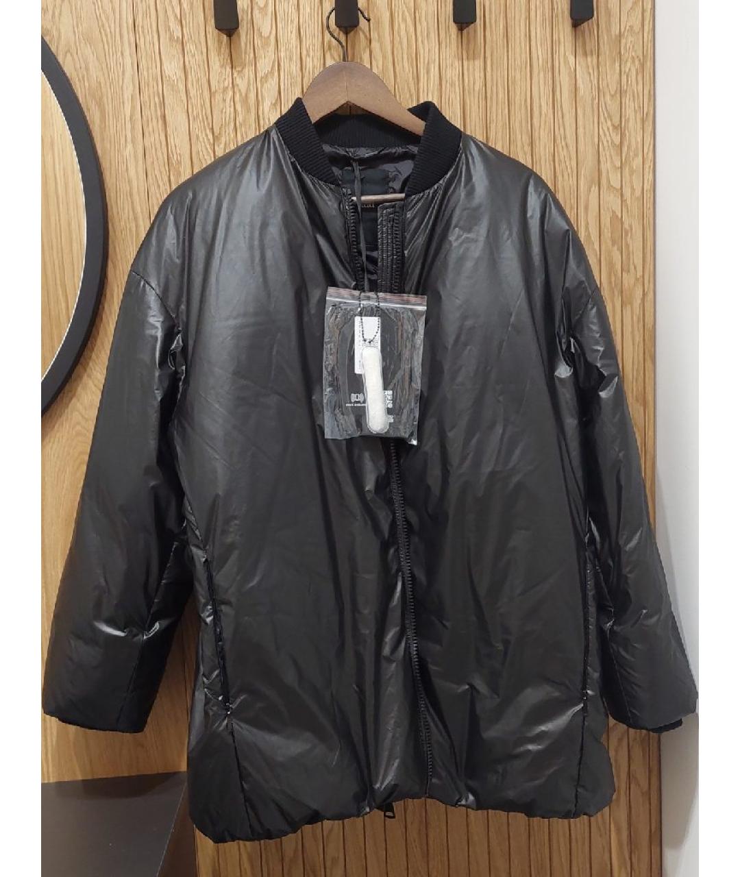 ADD Черный полиэстеровый пуховик, фото 2