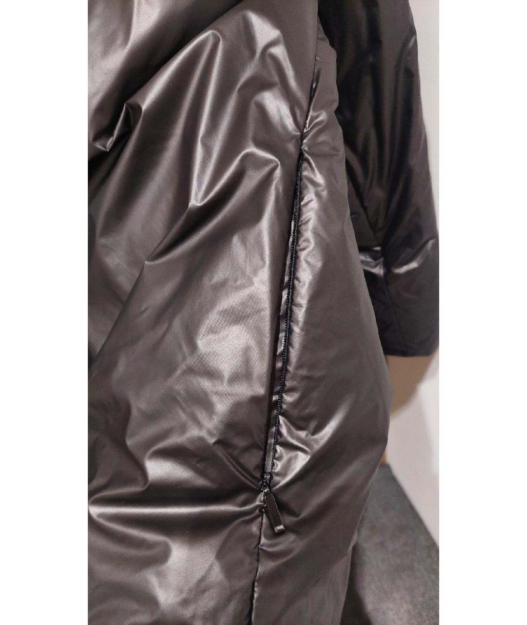 ADD Черный полиэстеровый пуховик, фото 6