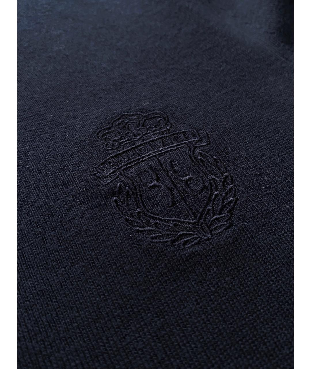 BILLIONAIRE Темно-синее поло с коротким рукавом, фото 5