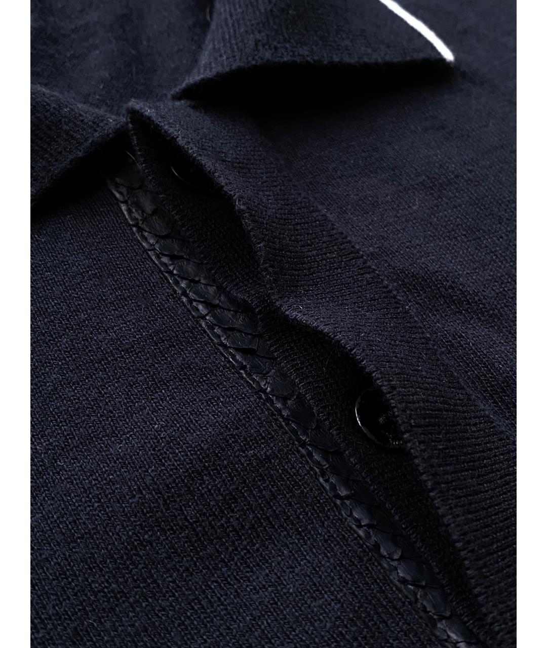 BILLIONAIRE Темно-синее поло с коротким рукавом, фото 8