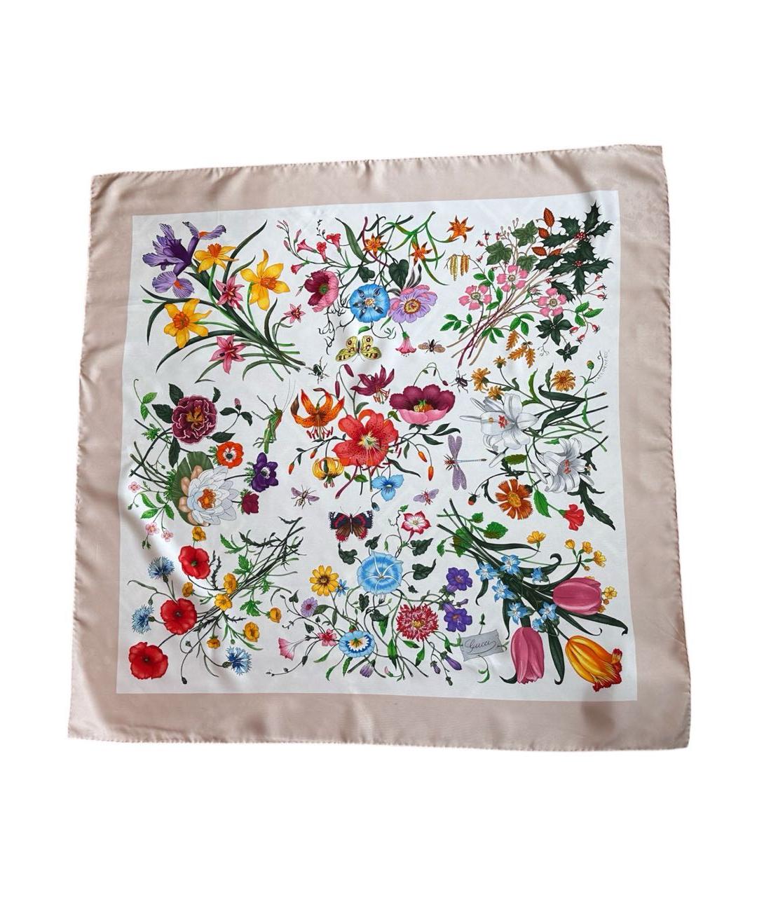 GUCCI Мульти шелковый платок, фото 1