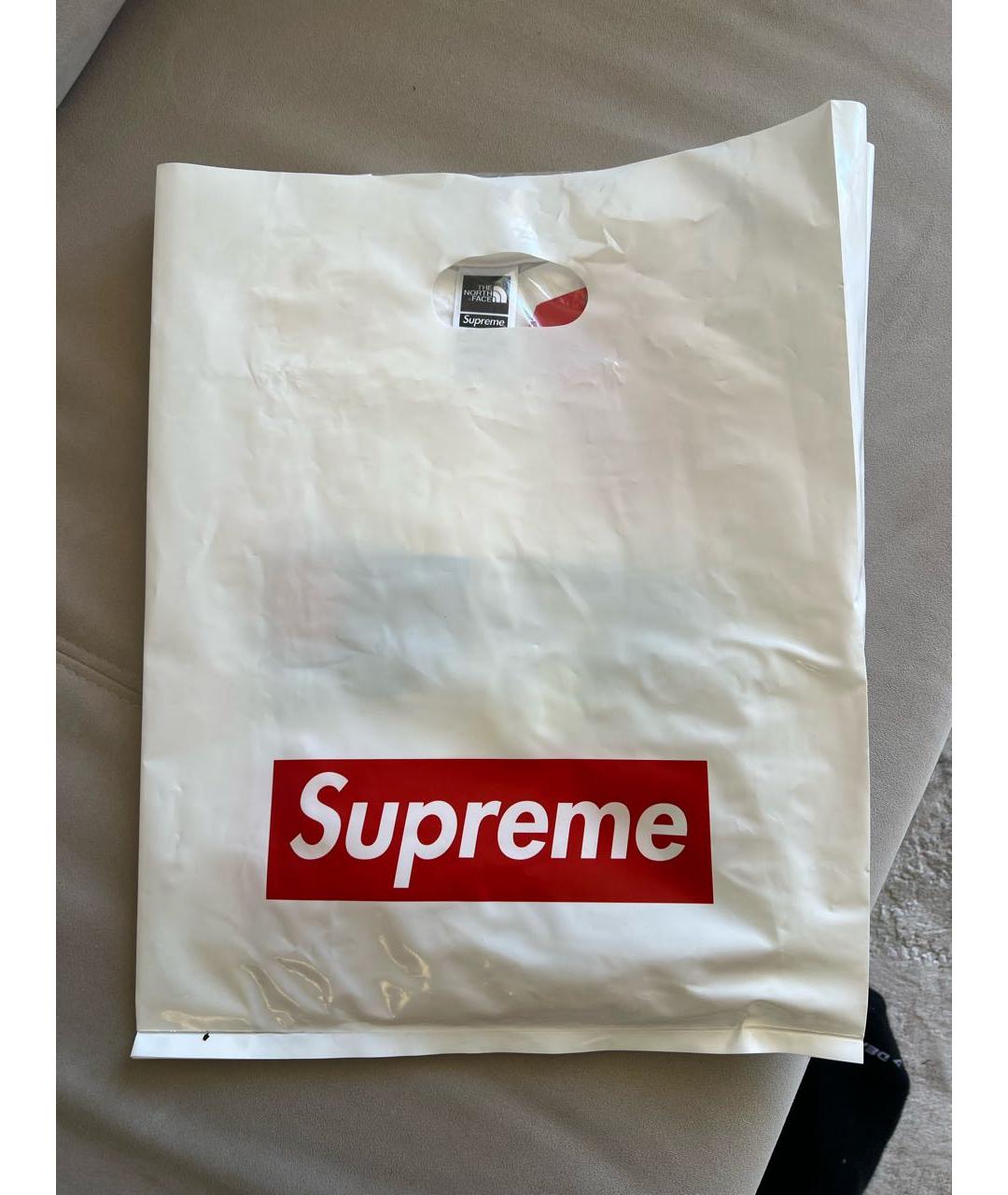 SUPREME Белая хлопковая футболка, фото 6