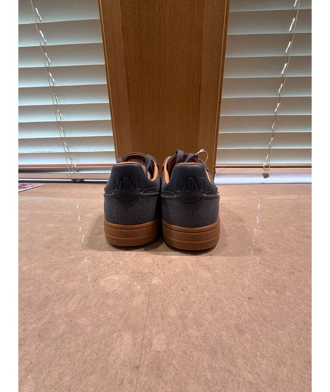 WEEKEND MAX MARA Голубые текстильные кеды, фото 4