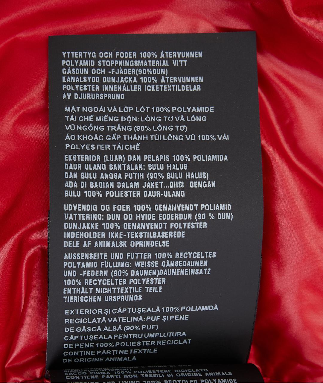PRADA Красный полиамидовый пуховик, фото 8