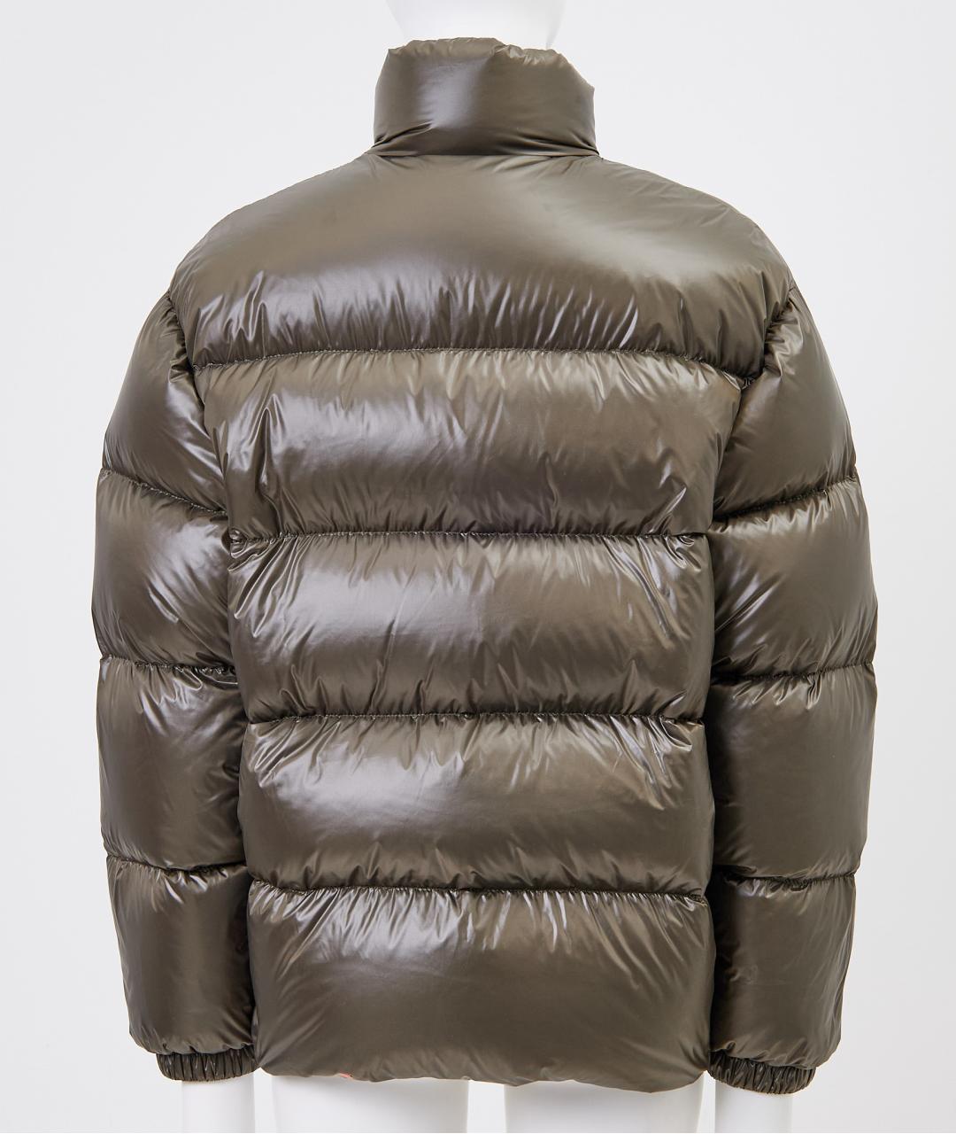 PRADA Хаки полиамидовый пуховик, фото 2