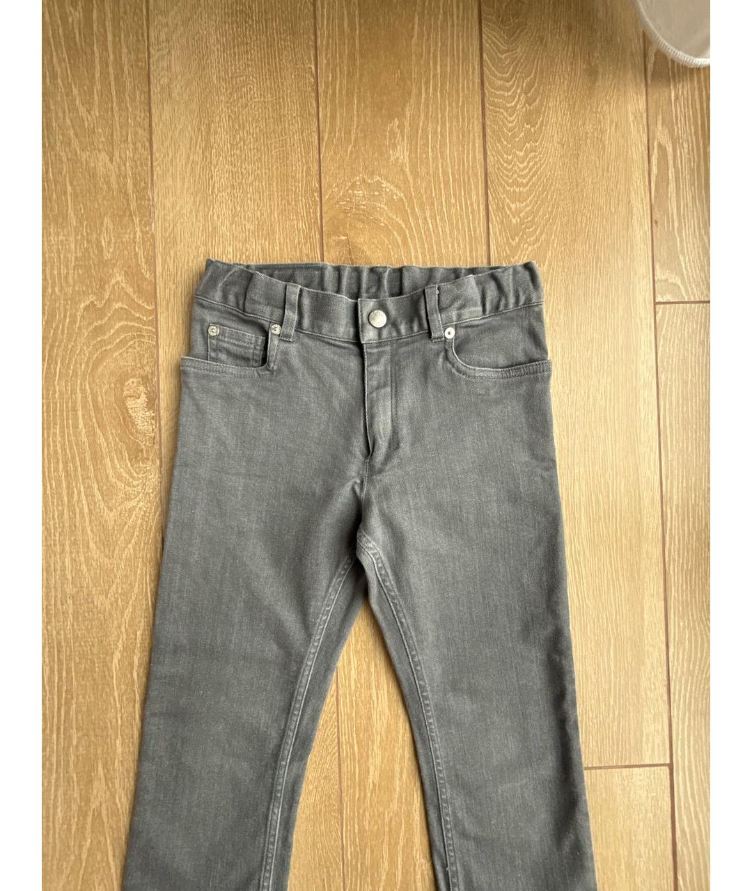 CHRISTIAN DIOR Серые хлопковые детские джинсы, фото 2