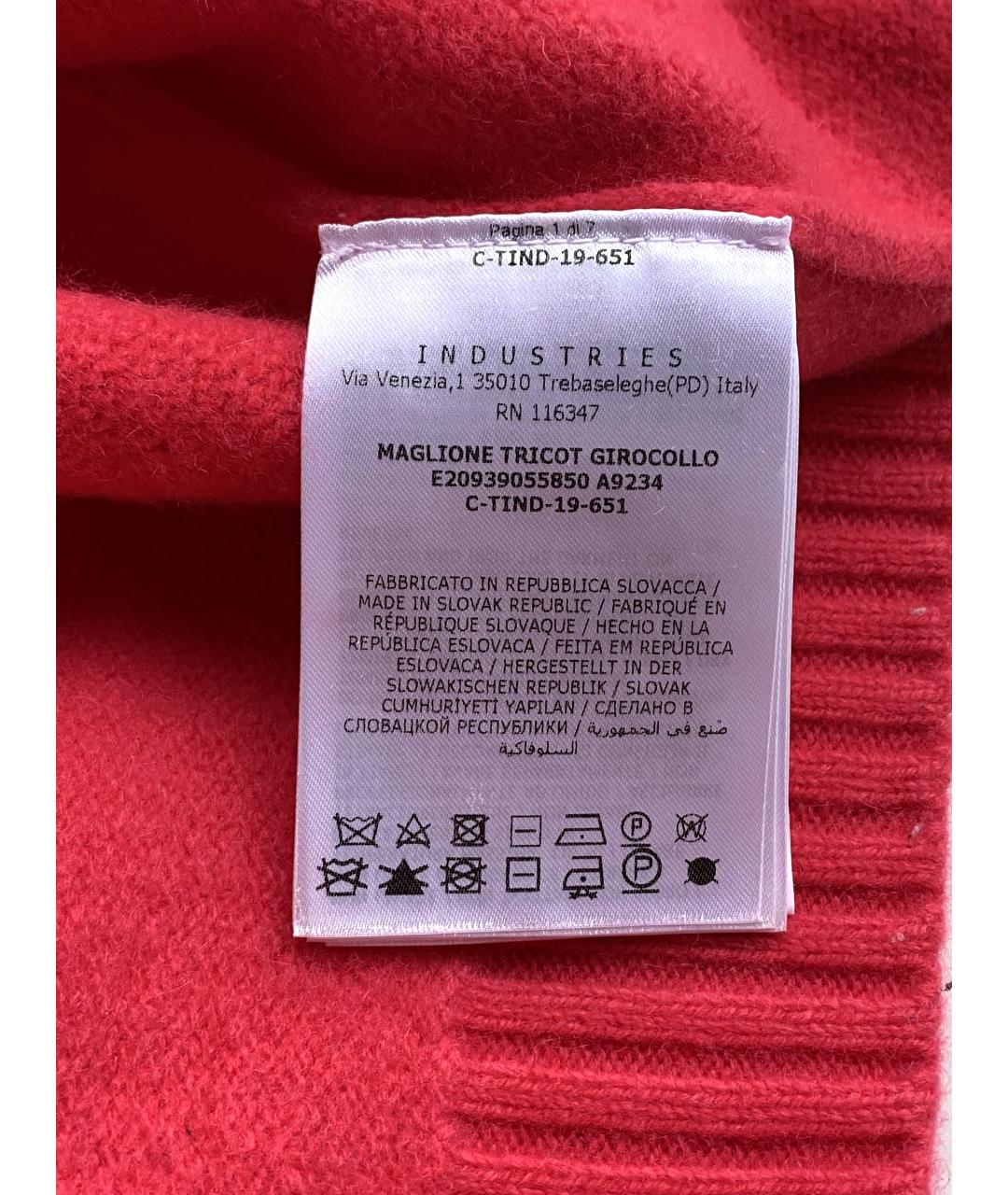 MONCLER Коралловый кашемировый джемпер / свитер, фото 7