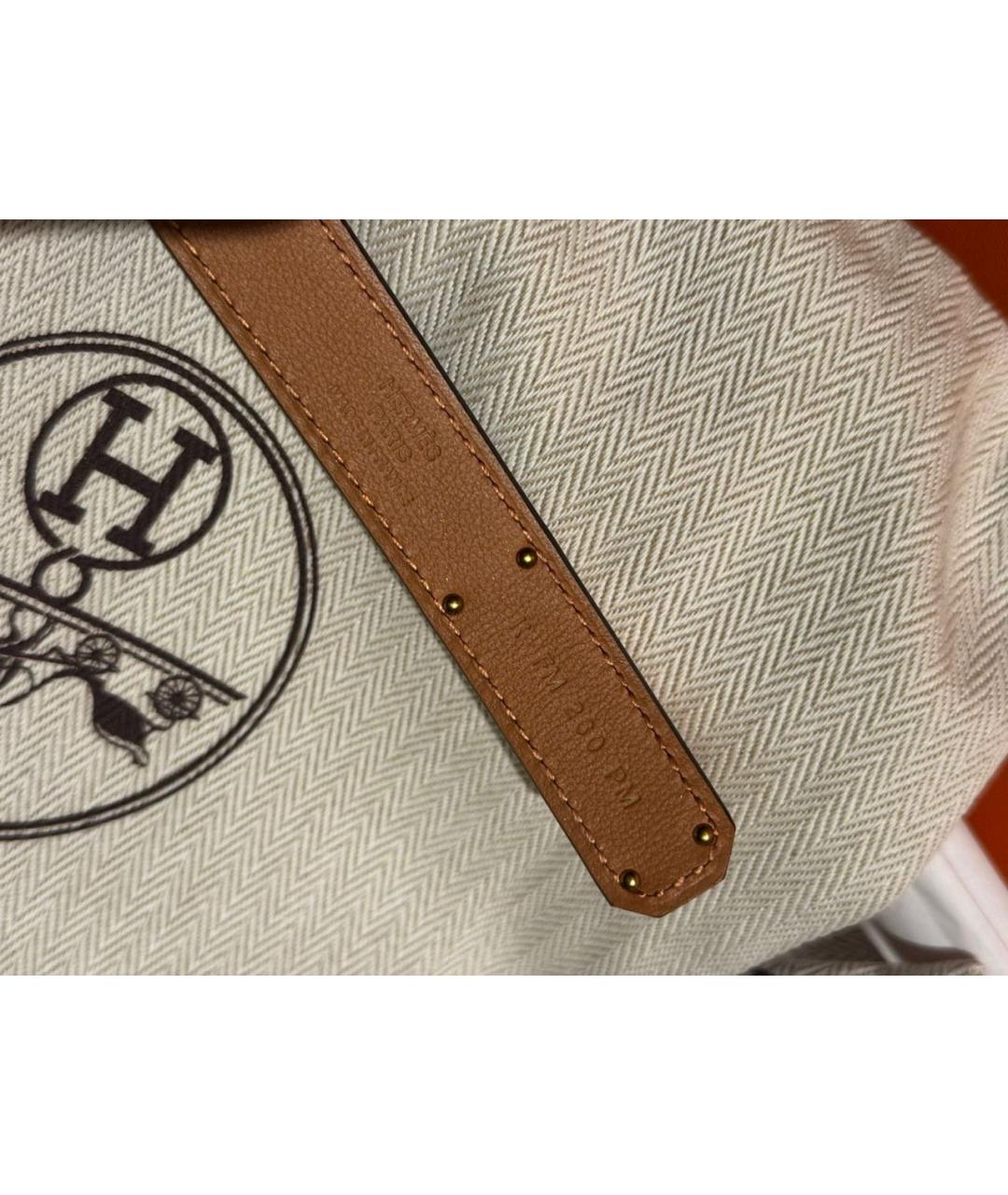 HERMES Черный кожаный ремень, фото 3