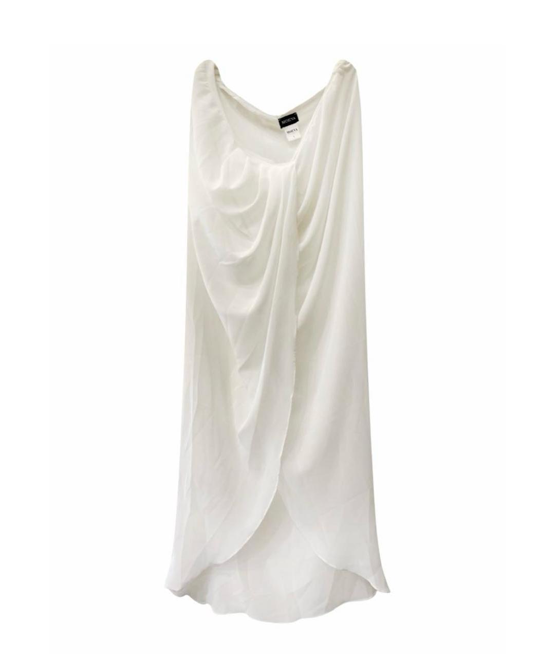 MOEVA Белое полиэстеровое парео, фото 1