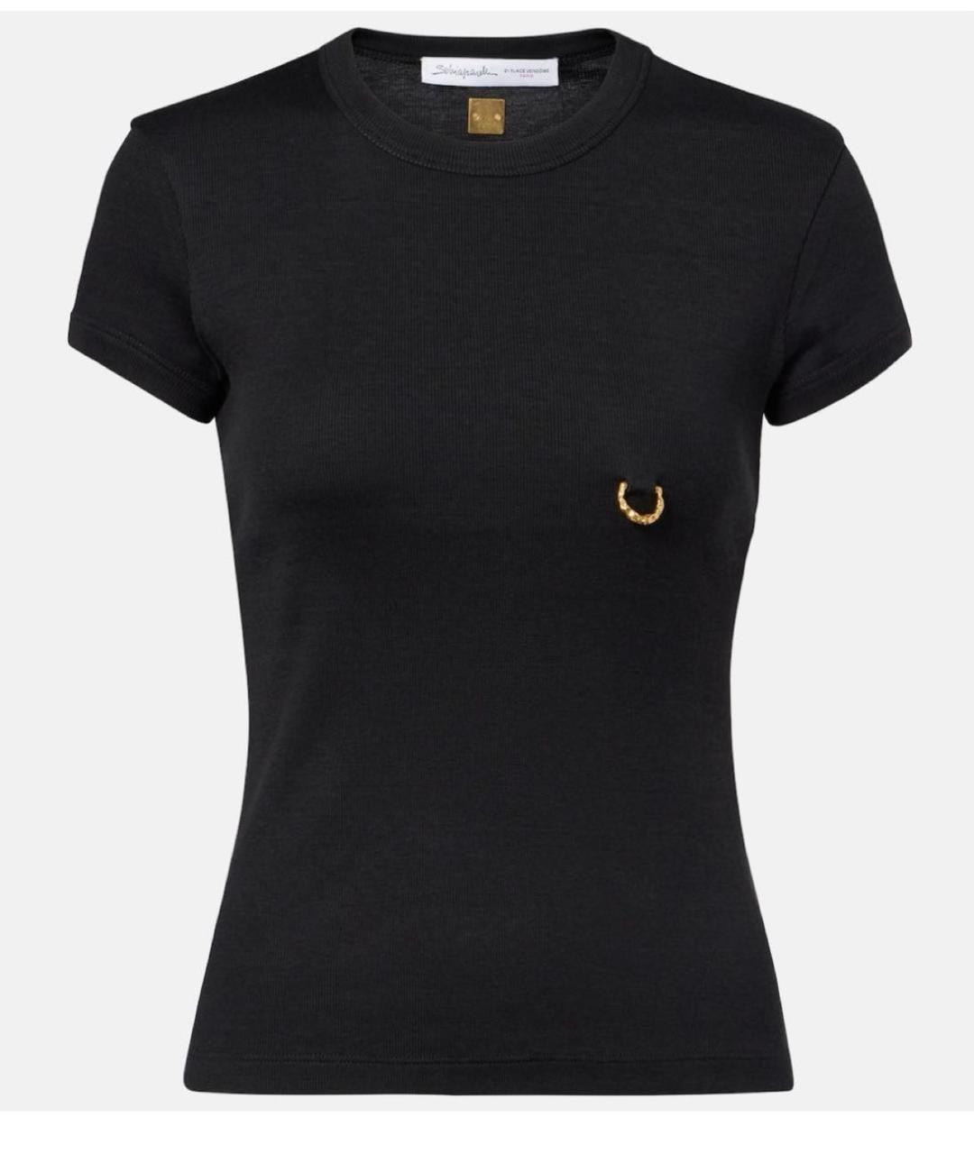 SCHIAPARELLI Черная футболка, фото 2