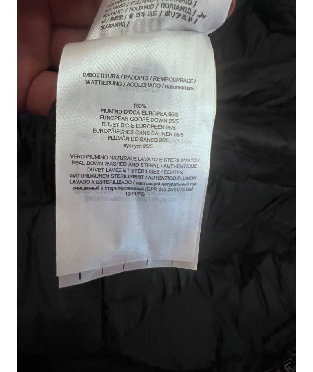 ADD Черный полиамидовый пуховик, фото 5