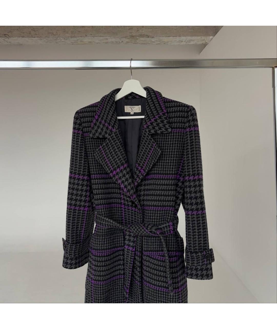 VALENTINO Мульти шерстяное пальто, фото 2