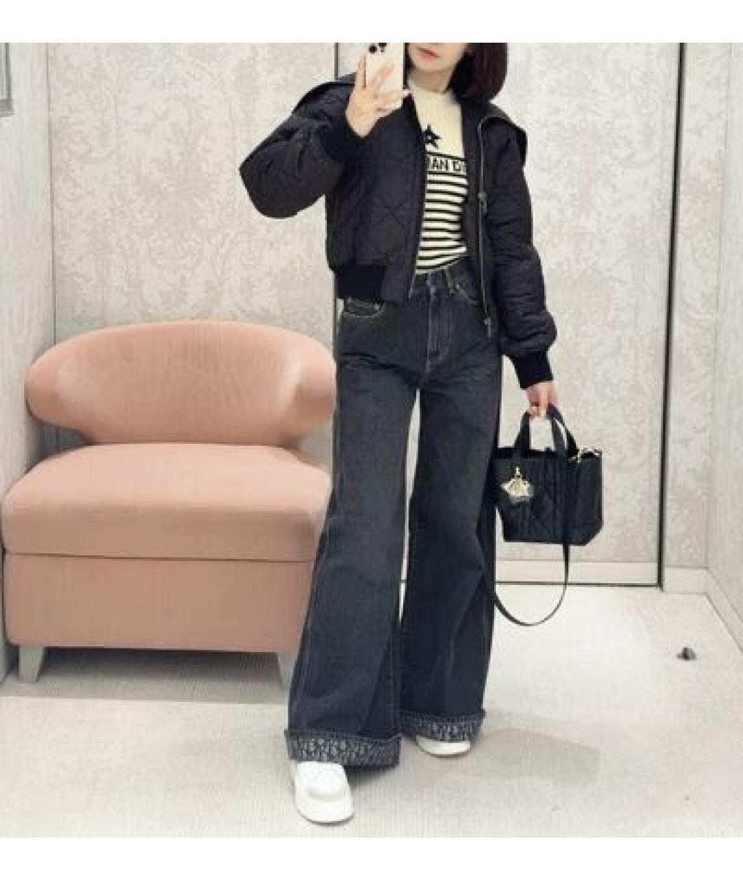 CHRISTIAN DIOR Черная полиэстеровая куртка, фото 7