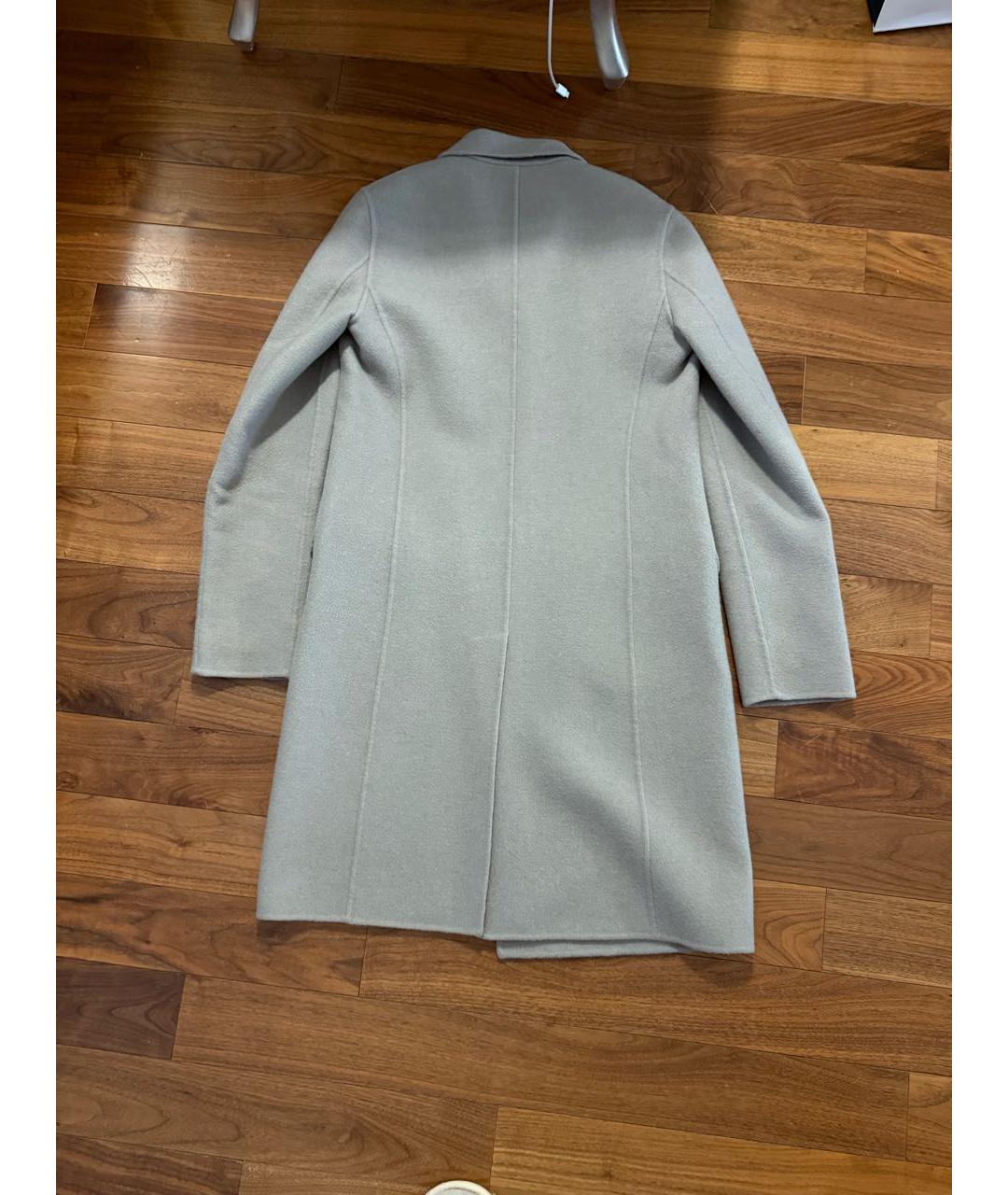 JIL SANDER Серое кашемировое пальто, фото 2