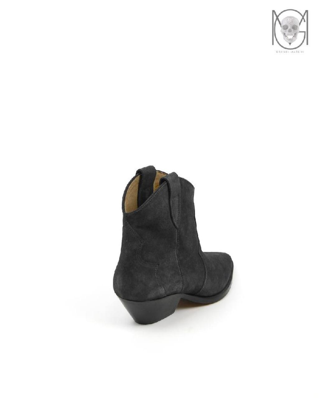 ISABEL MARANT Серые замшевые полусапоги, фото 3