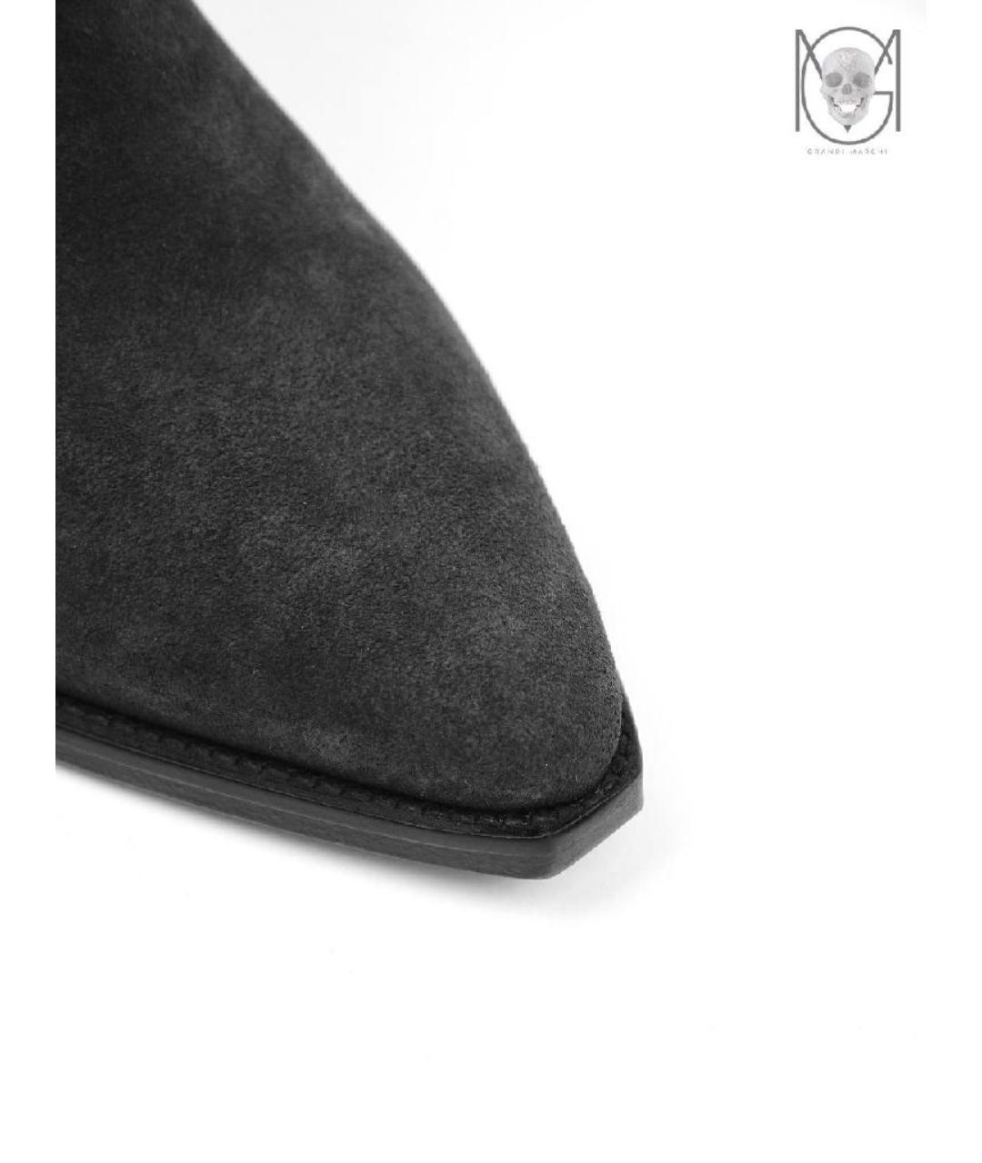 ISABEL MARANT Серые замшевые полусапоги, фото 6