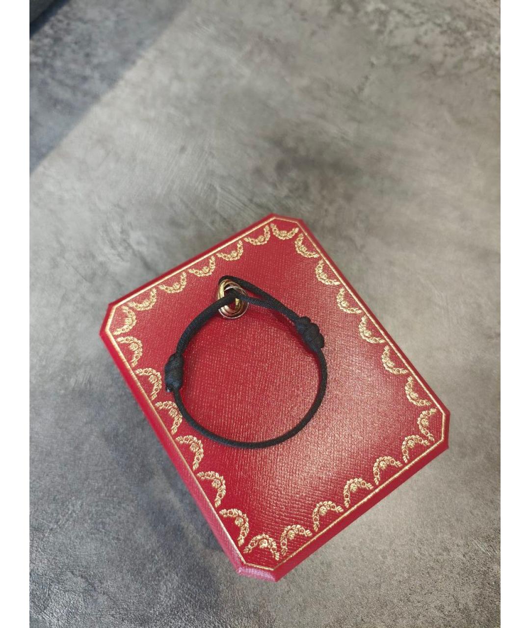 CARTIER Черный браслет из желтого золота, фото 3