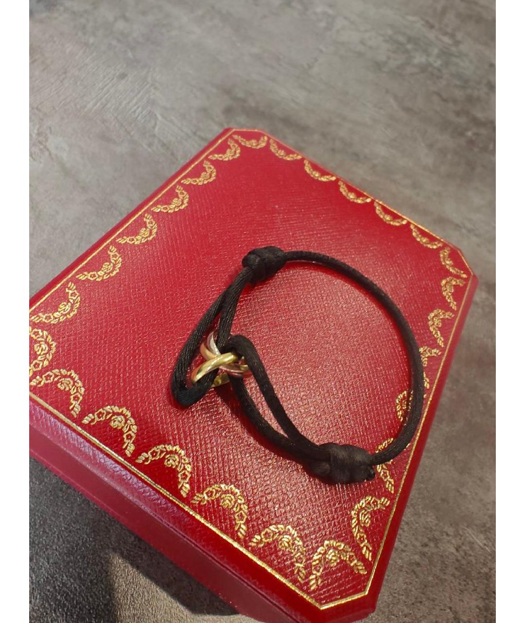 CARTIER Черный браслет из желтого золота, фото 4