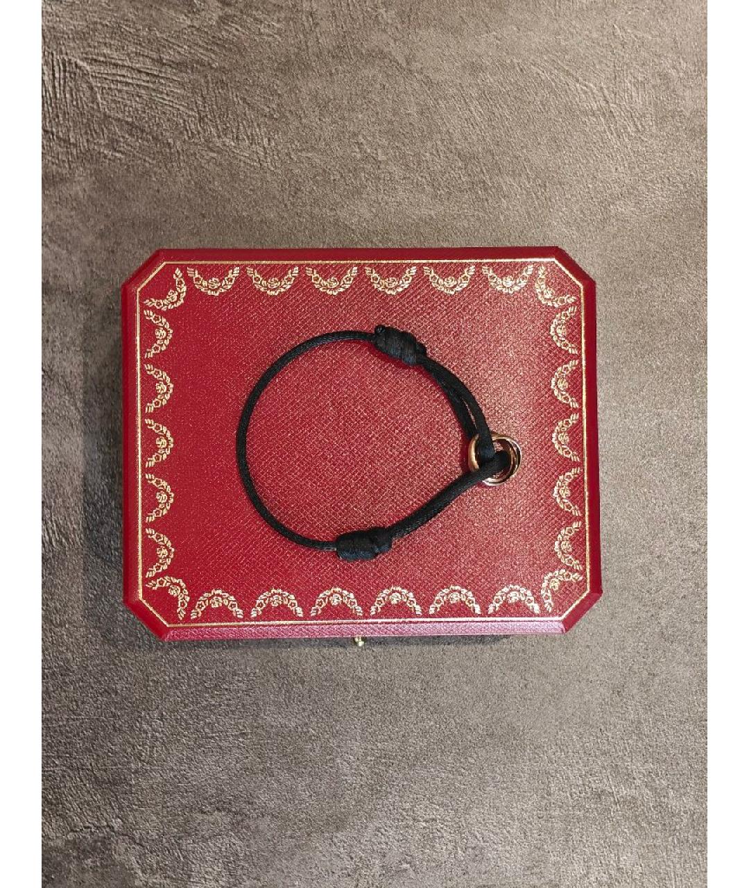 CARTIER Черный браслет из желтого золота, фото 7