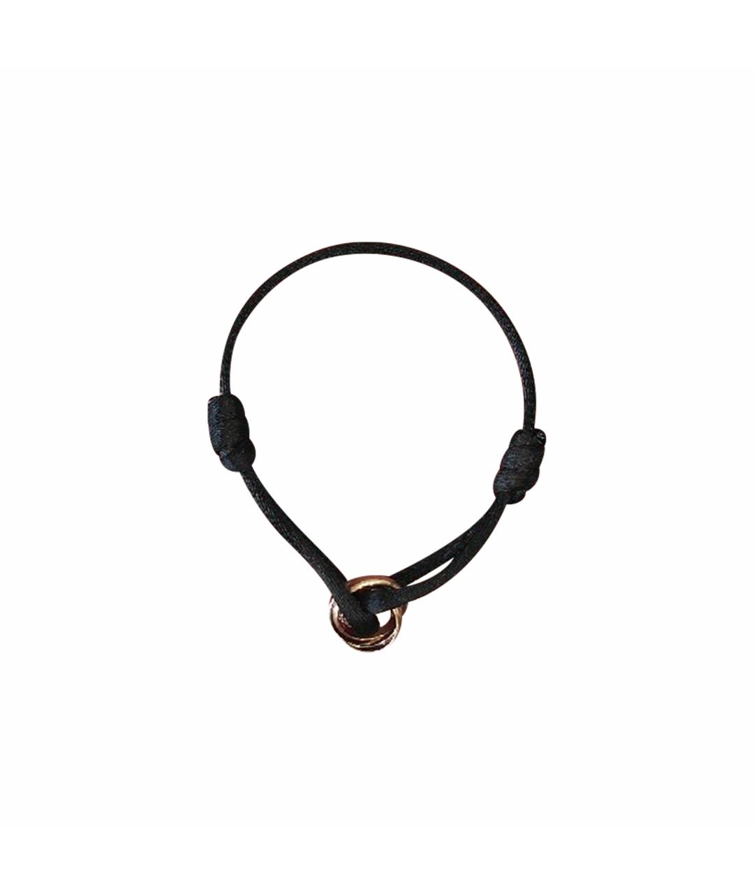 CARTIER Черный браслет из желтого золота, фото 1