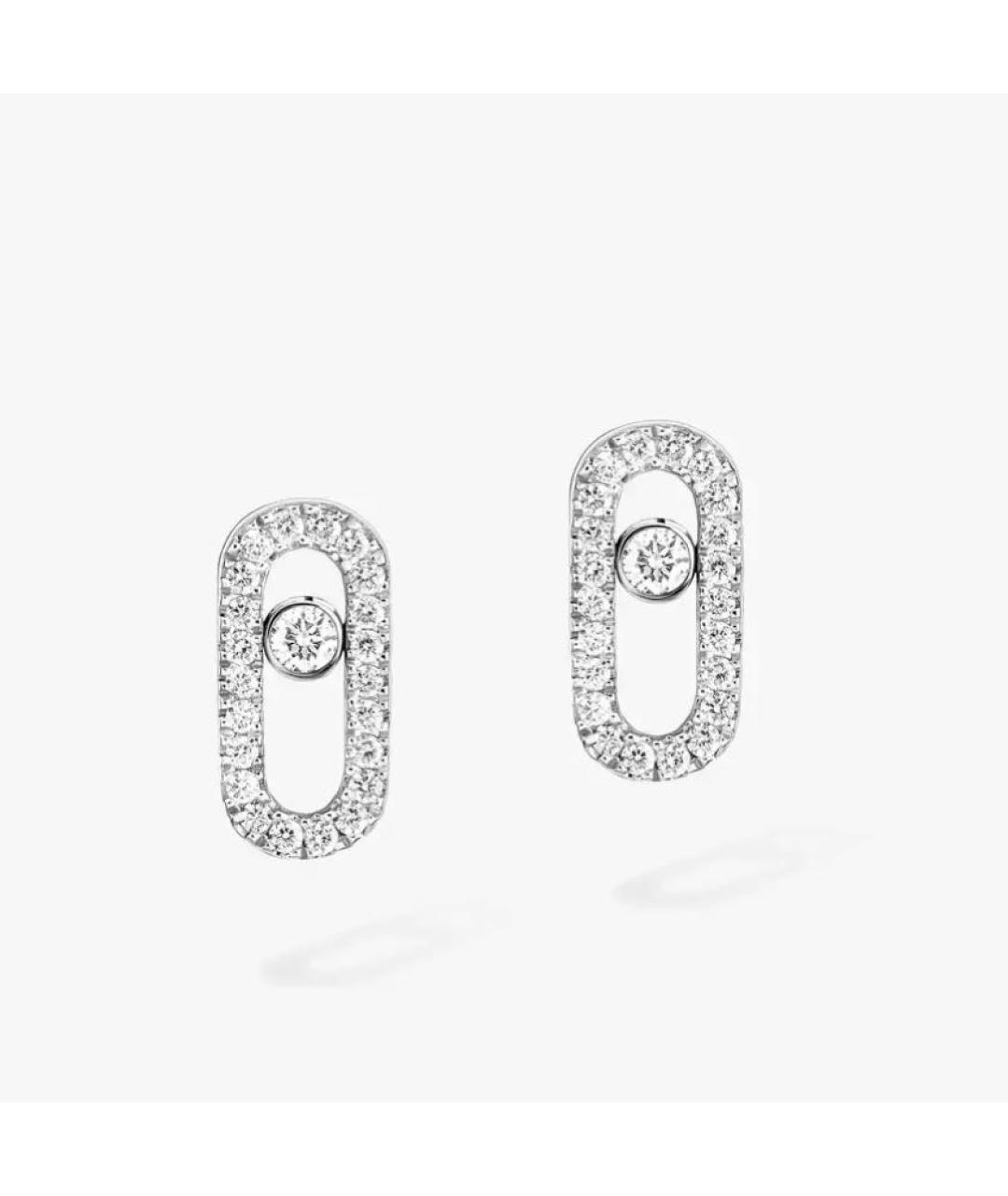 MESSIKA Серебряные серьги из белого золота, фото 2