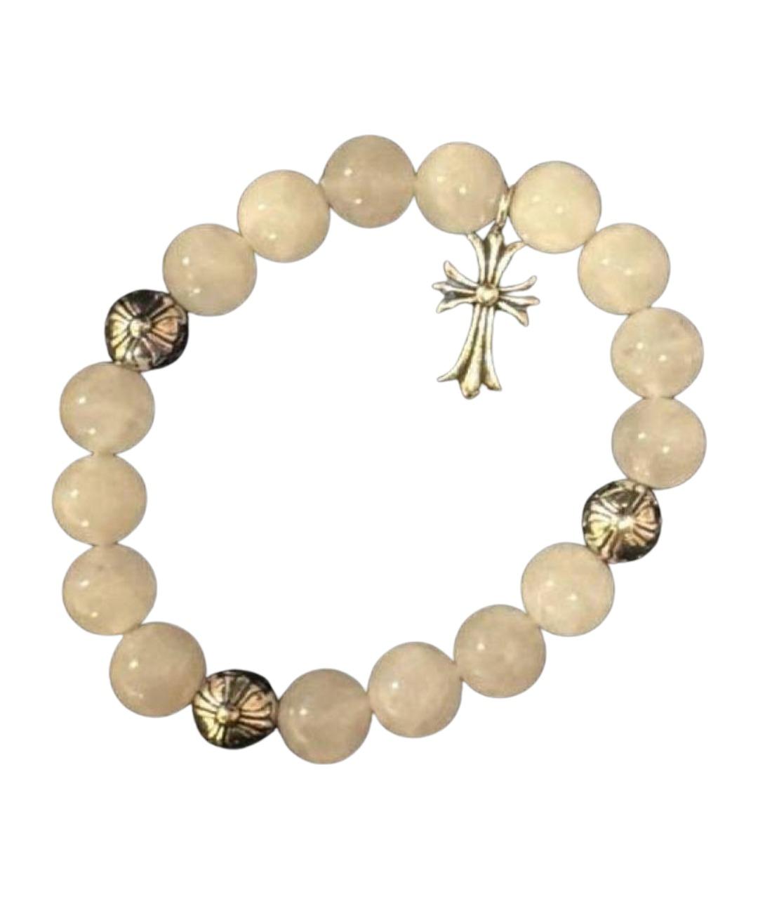 CHROME HEARTS Белый серебряный браслет, фото 1